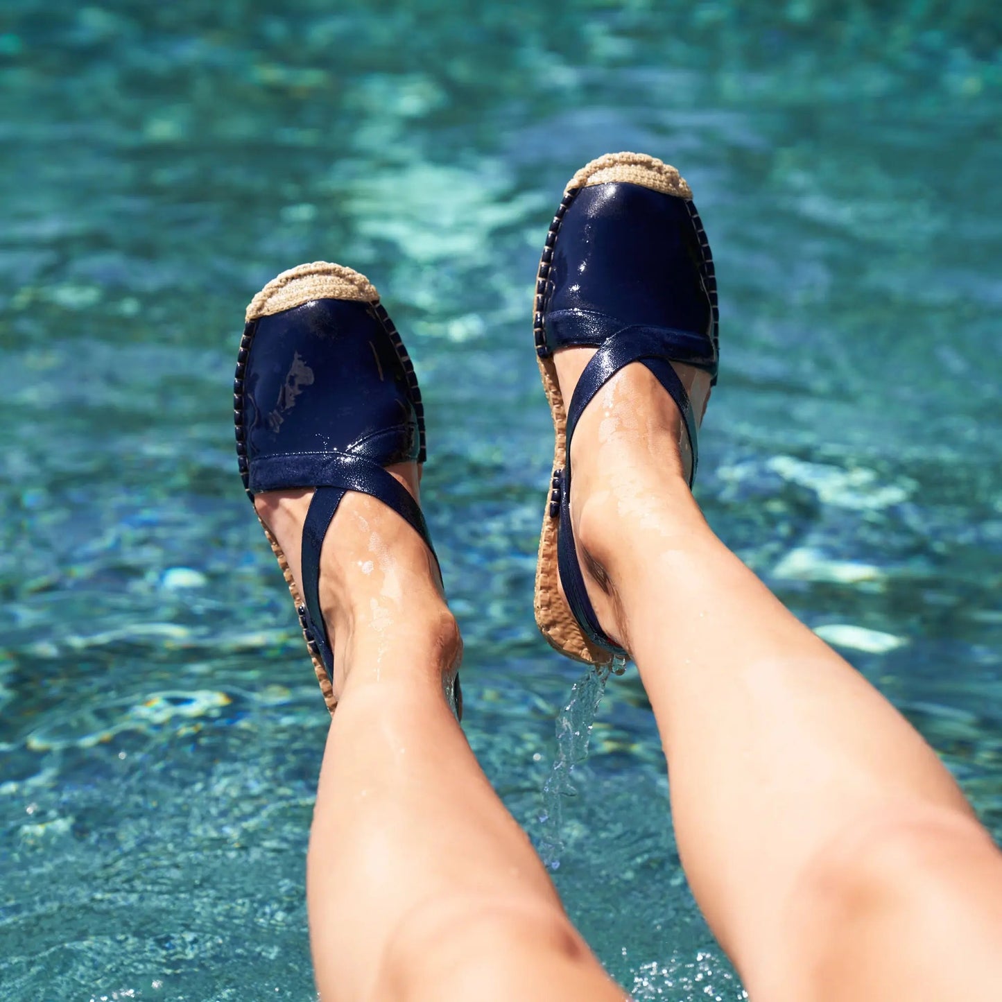 Sea Star Mariner Seafarer Slingback Dark Navy