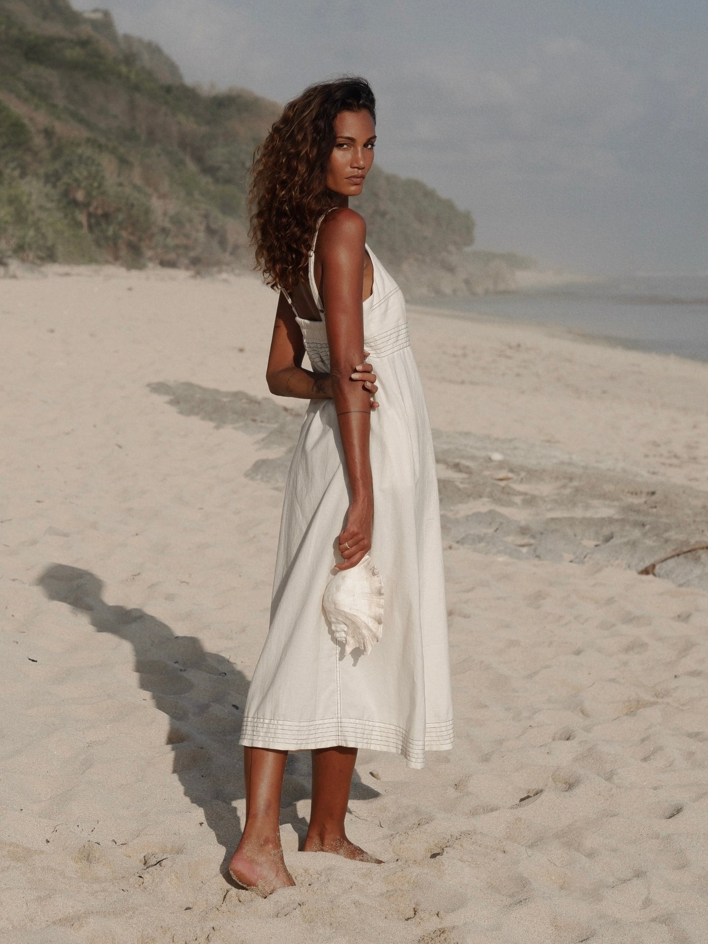 The Handloom Eva Maxi Dress Natural