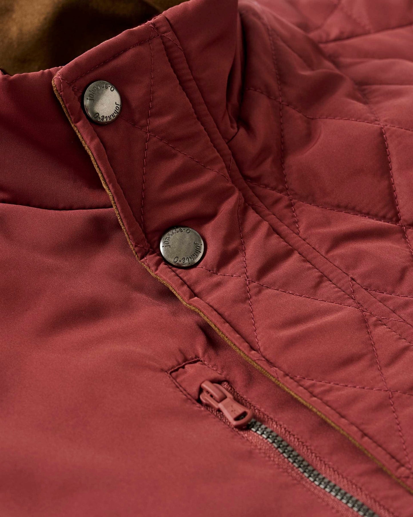 Johnnie-O Juno Quilted Snap Jacket