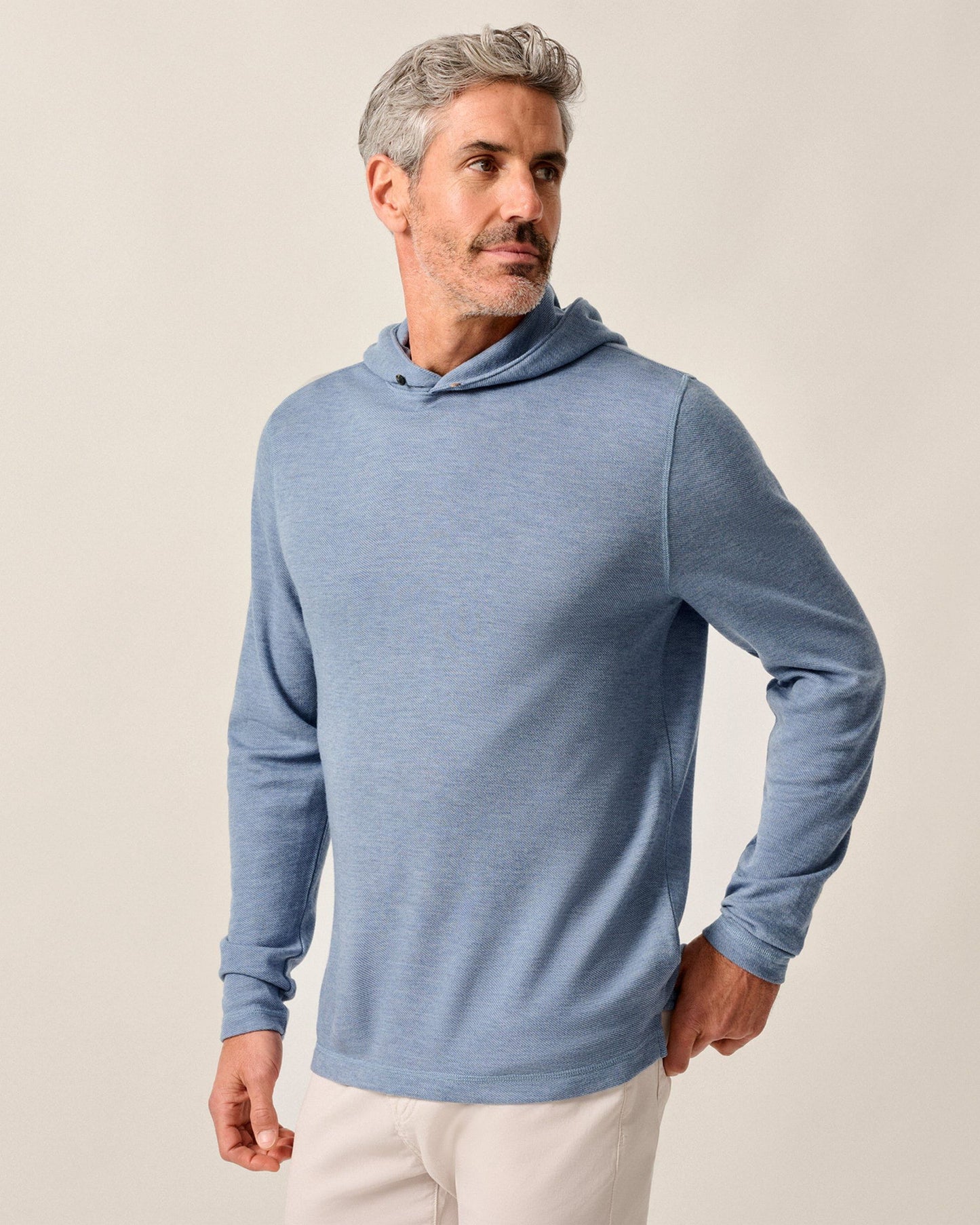 Johnnie-O Drayton Merino Cashmere Sweater Hoodie