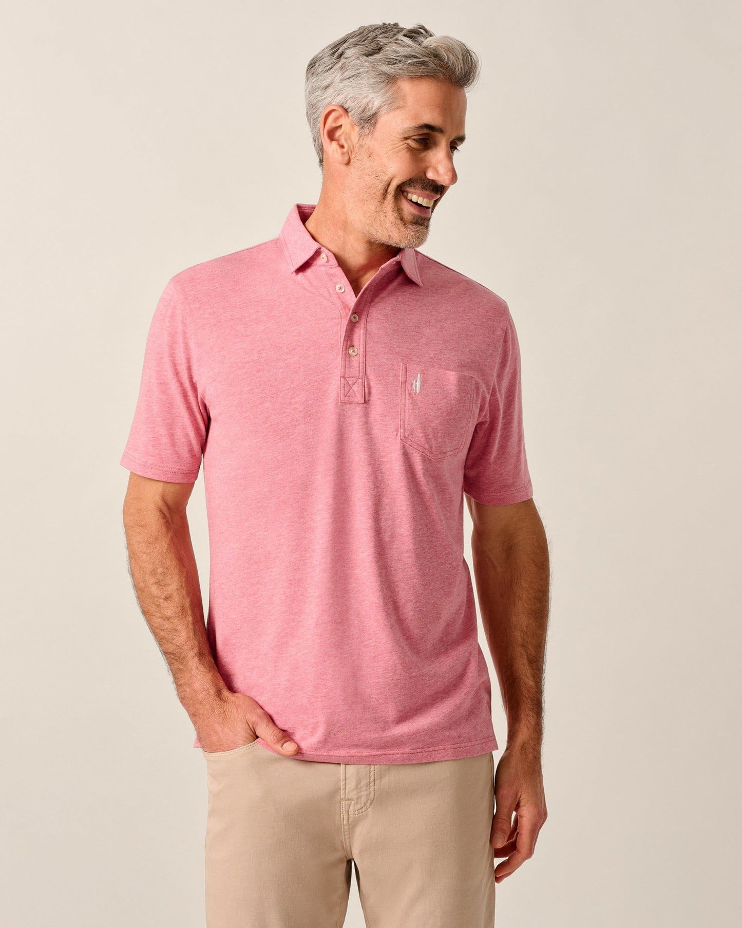 Johnnie-O Original 4-Button Polo - Heathered 2.0