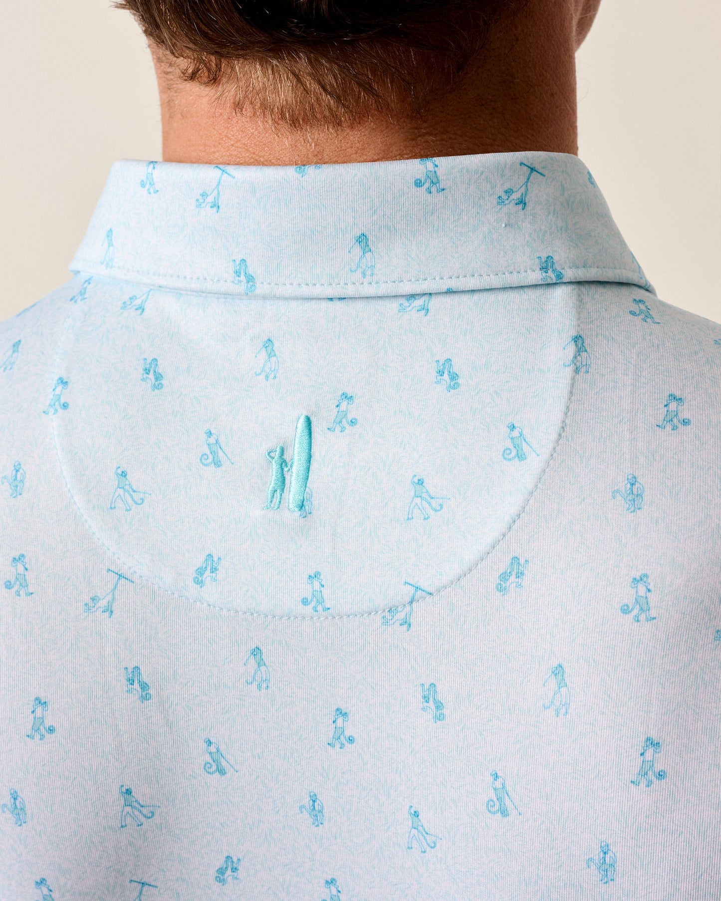 Johnnie-O Performance Jersey Polo - Monkey Business
