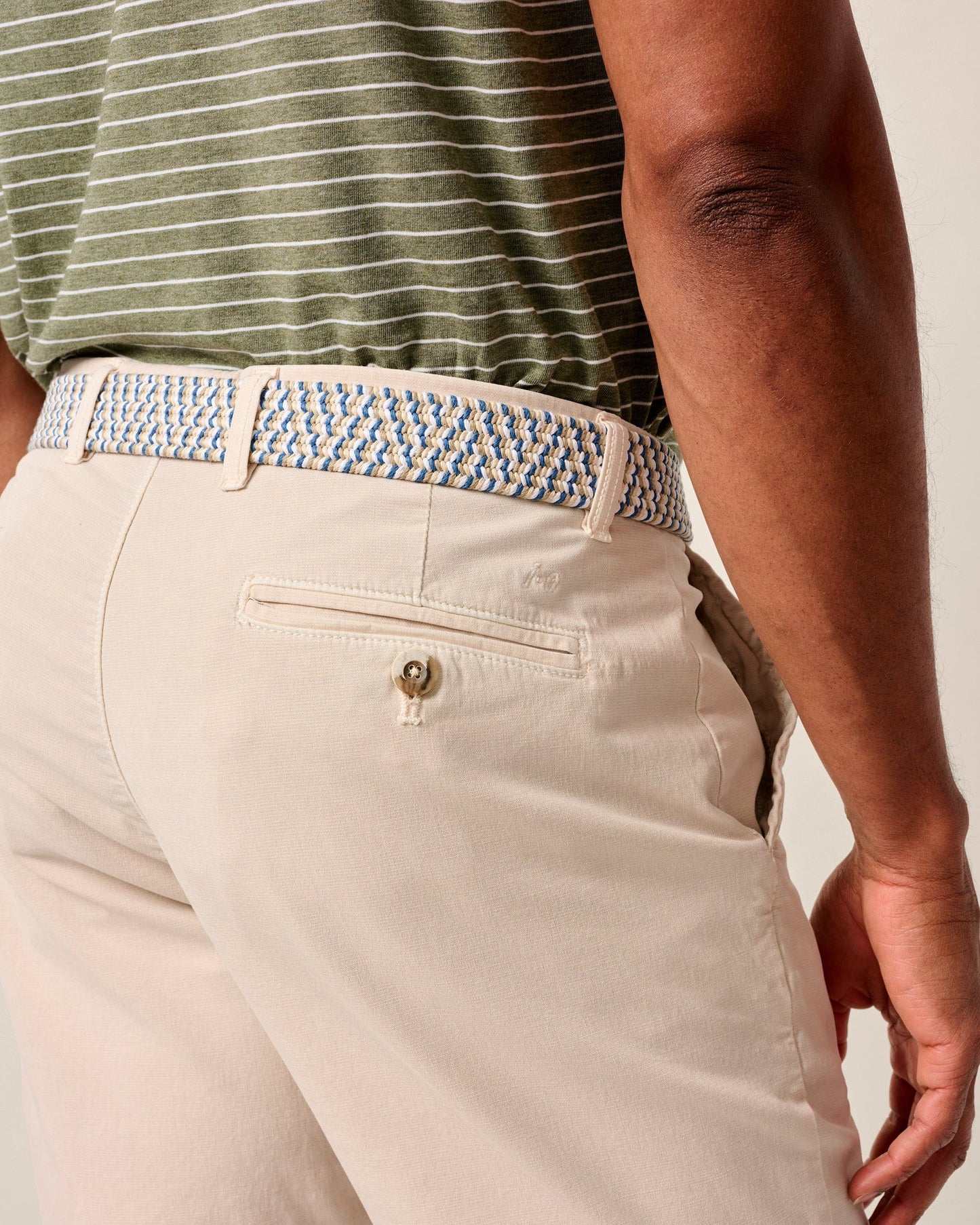 Johnnie-O Nassau Cotton Blend Shorts
