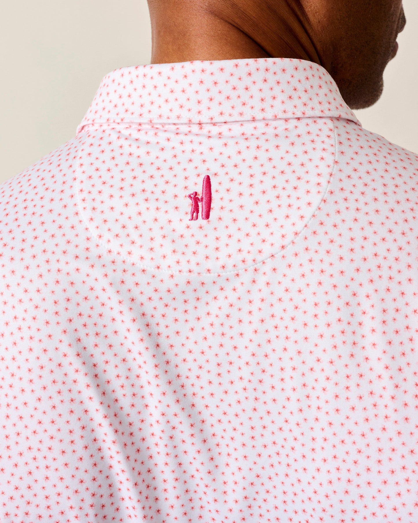 Johnnie-O Featherweight Performance Polo - Plumeria
