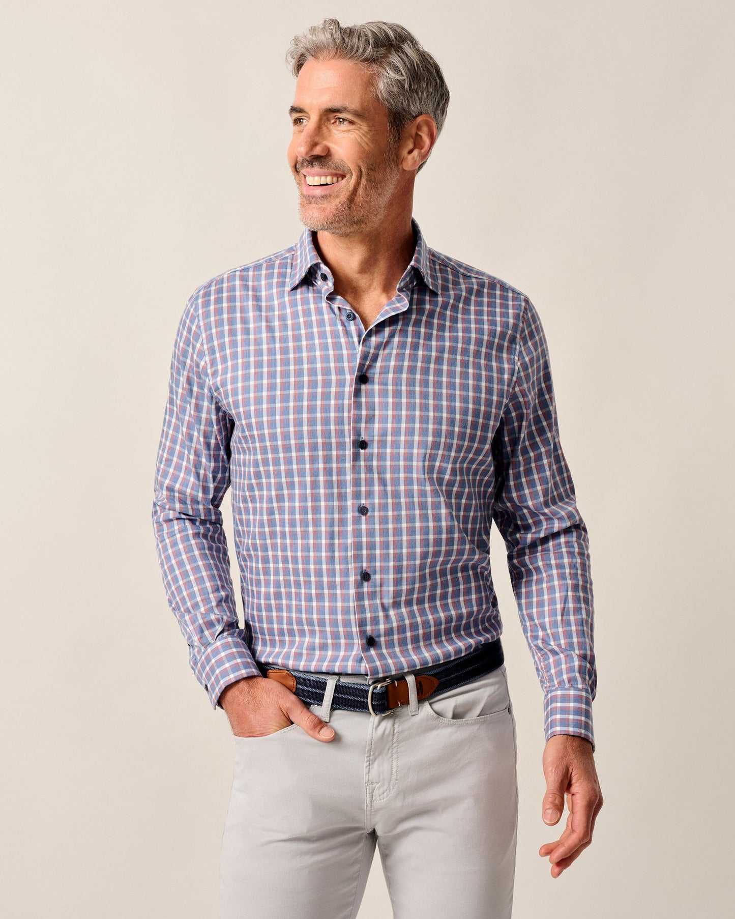 Johnnie-O Natural Performance Button Down Shirt - Robertson