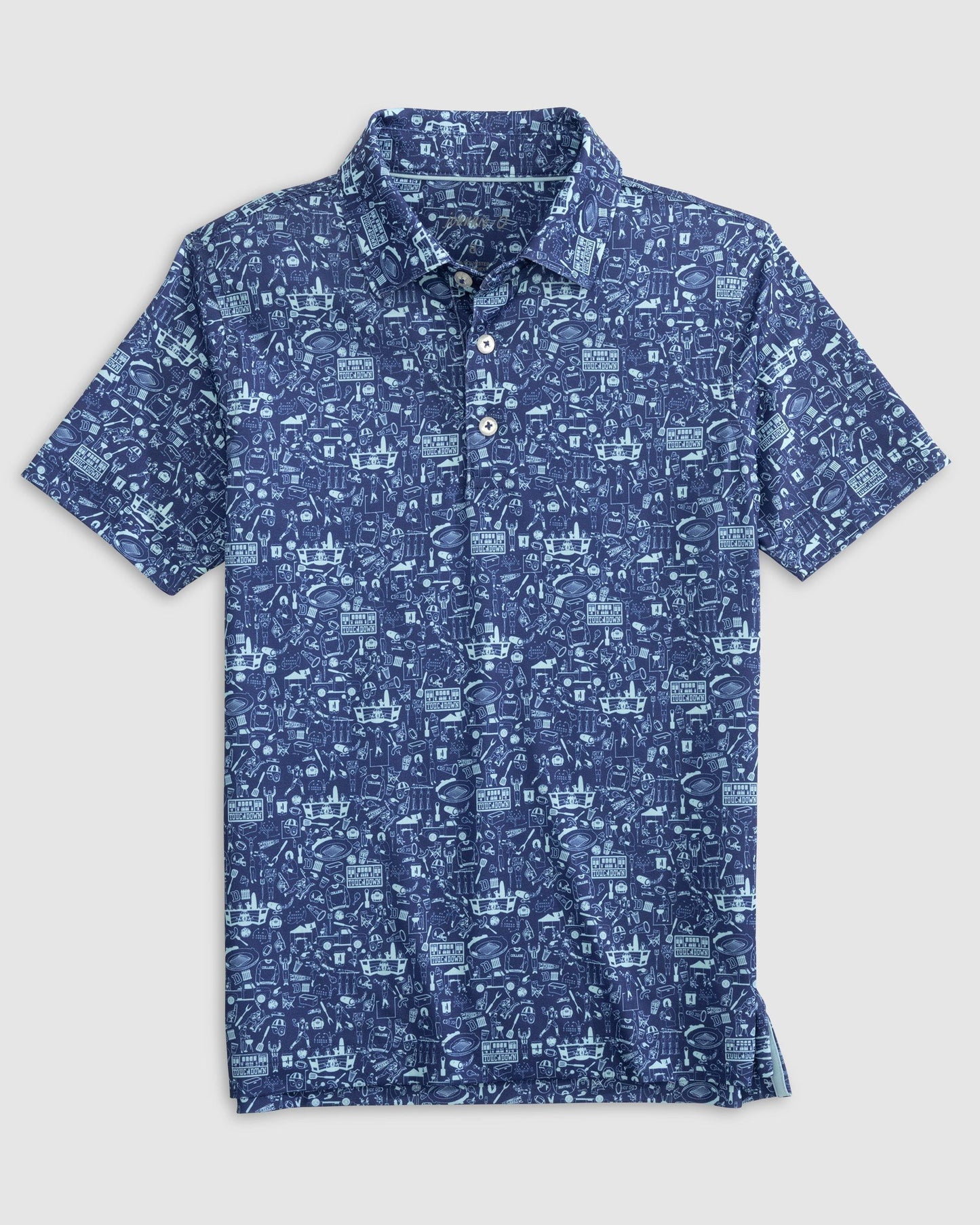 Johnnie-O Performance Jersey Jr. Polo - Tailgater 2.0 Print