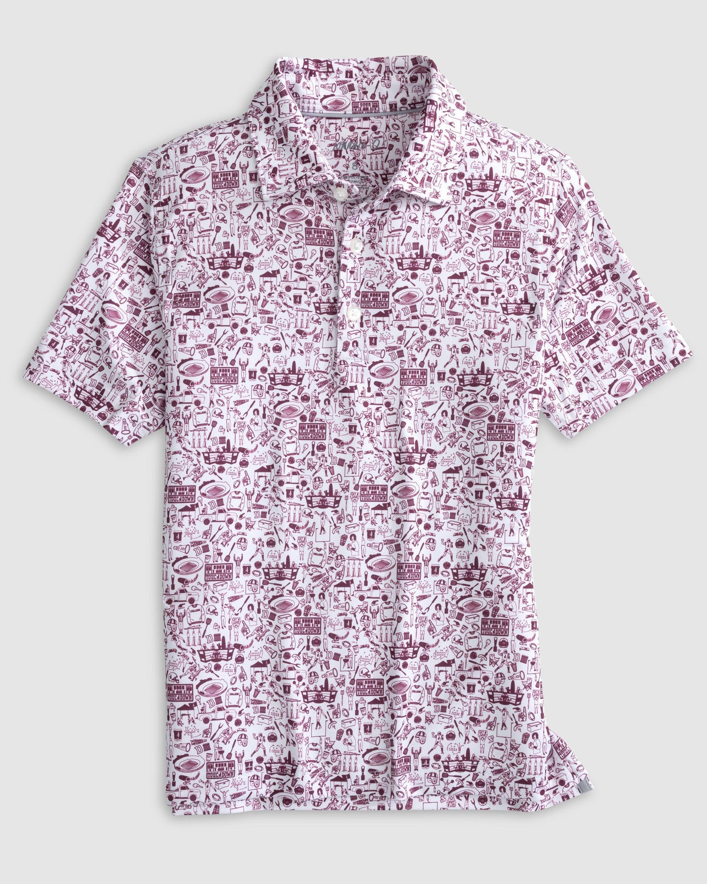 Johnnie-O Performance Jersey Jr. Polo - Tailgater 2.0 Print