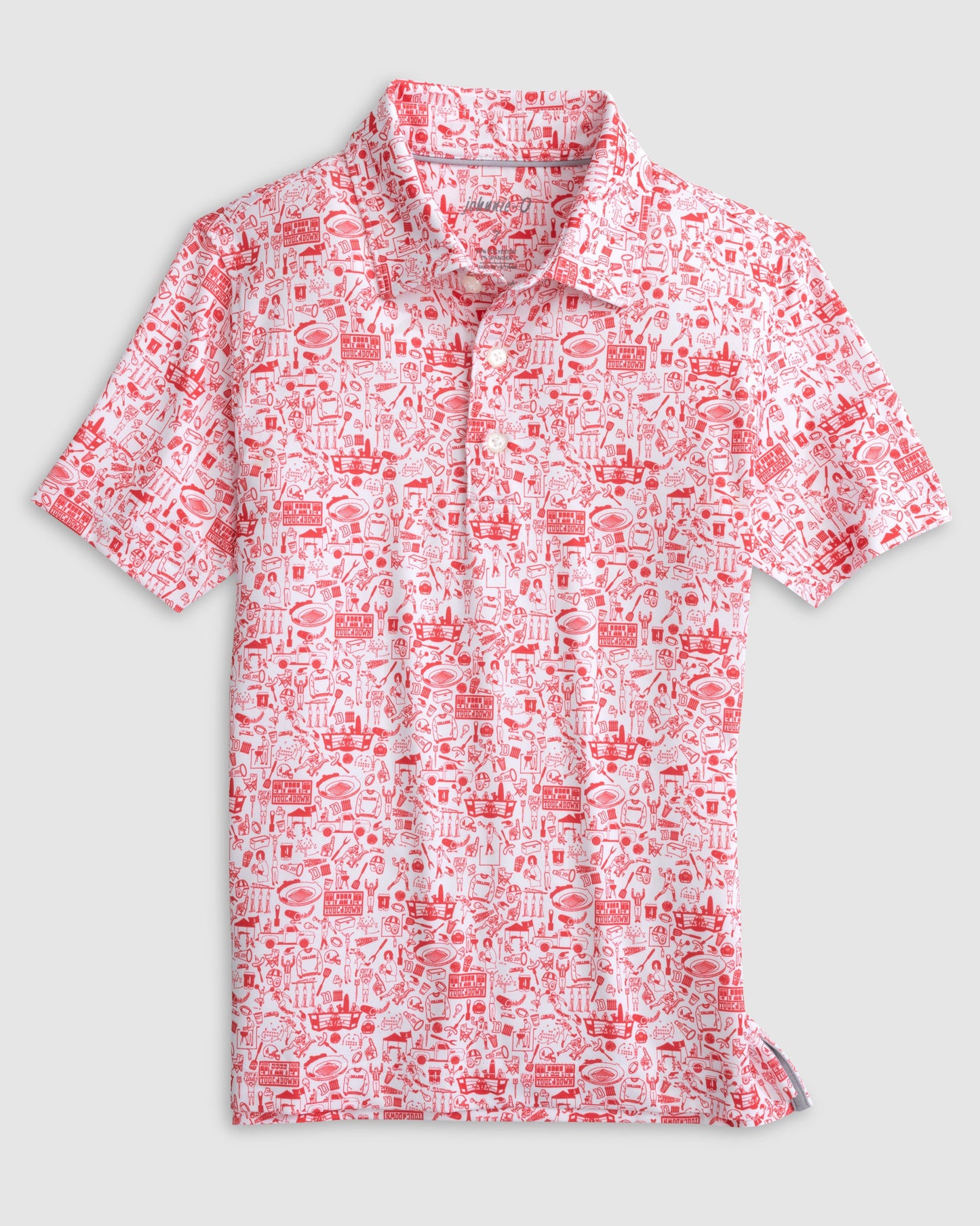 Johnnie-O Performance Jersey Jr. Polo - Tailgater 2.0 Print