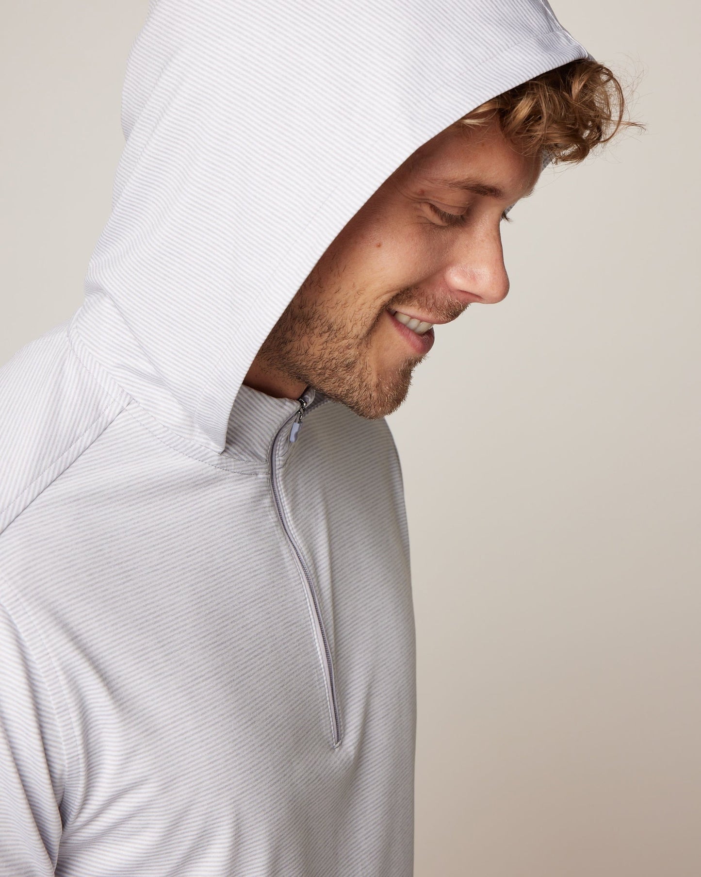 Johnnie-O Hybrid Performance 1/4 Zip Hoodie