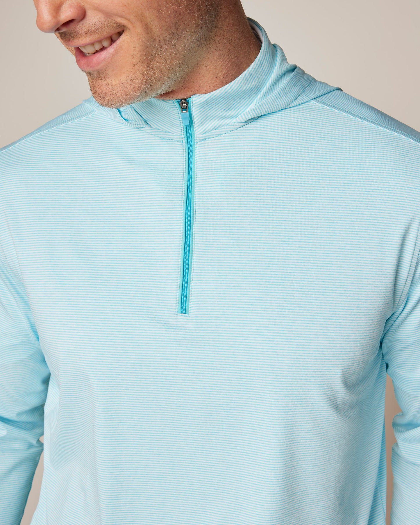 Johnnie-O Hybrid Performance 1/4 Zip Hoodie