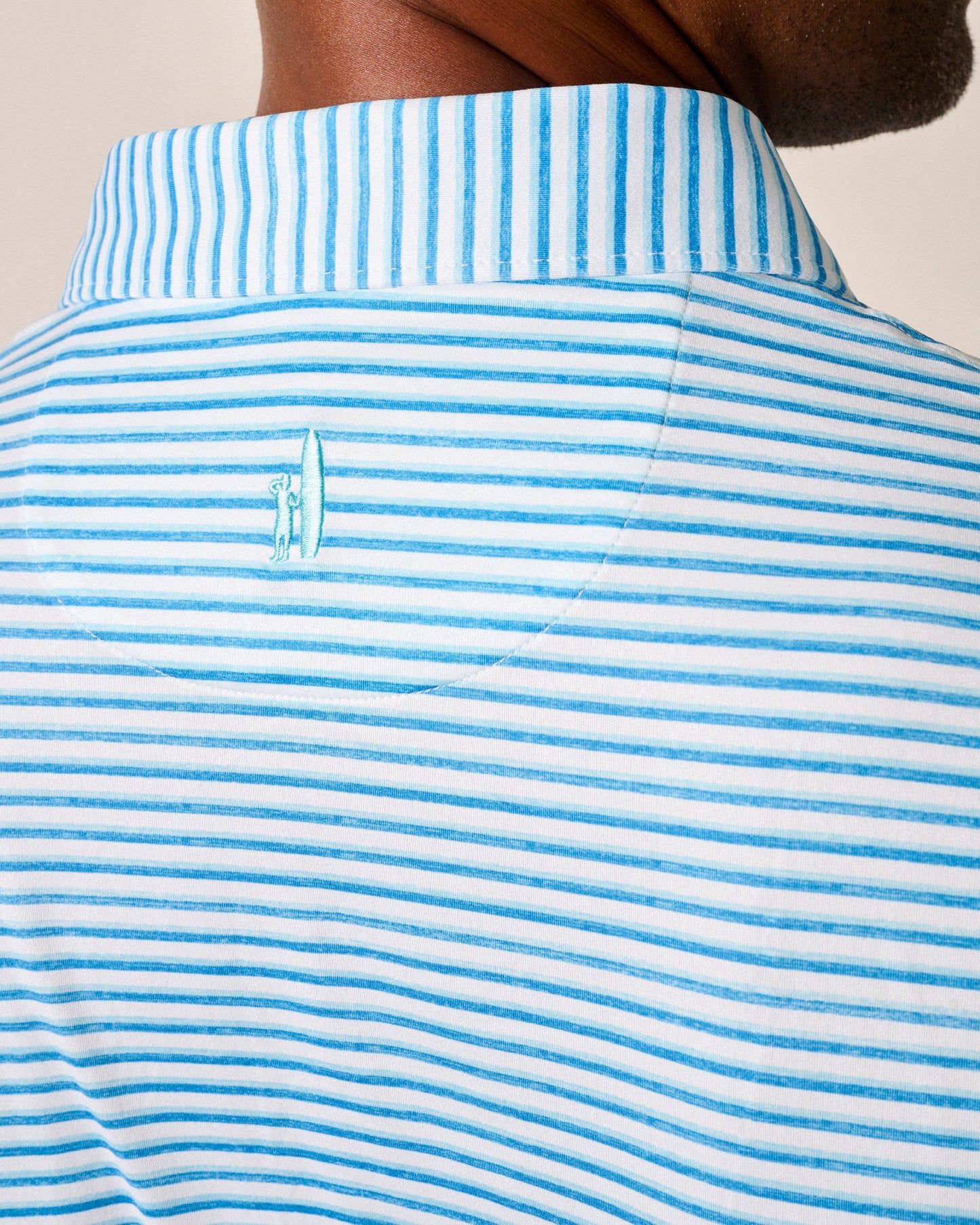 Johnnie-O Featherweight Performance Polo - Warwick Stripe
