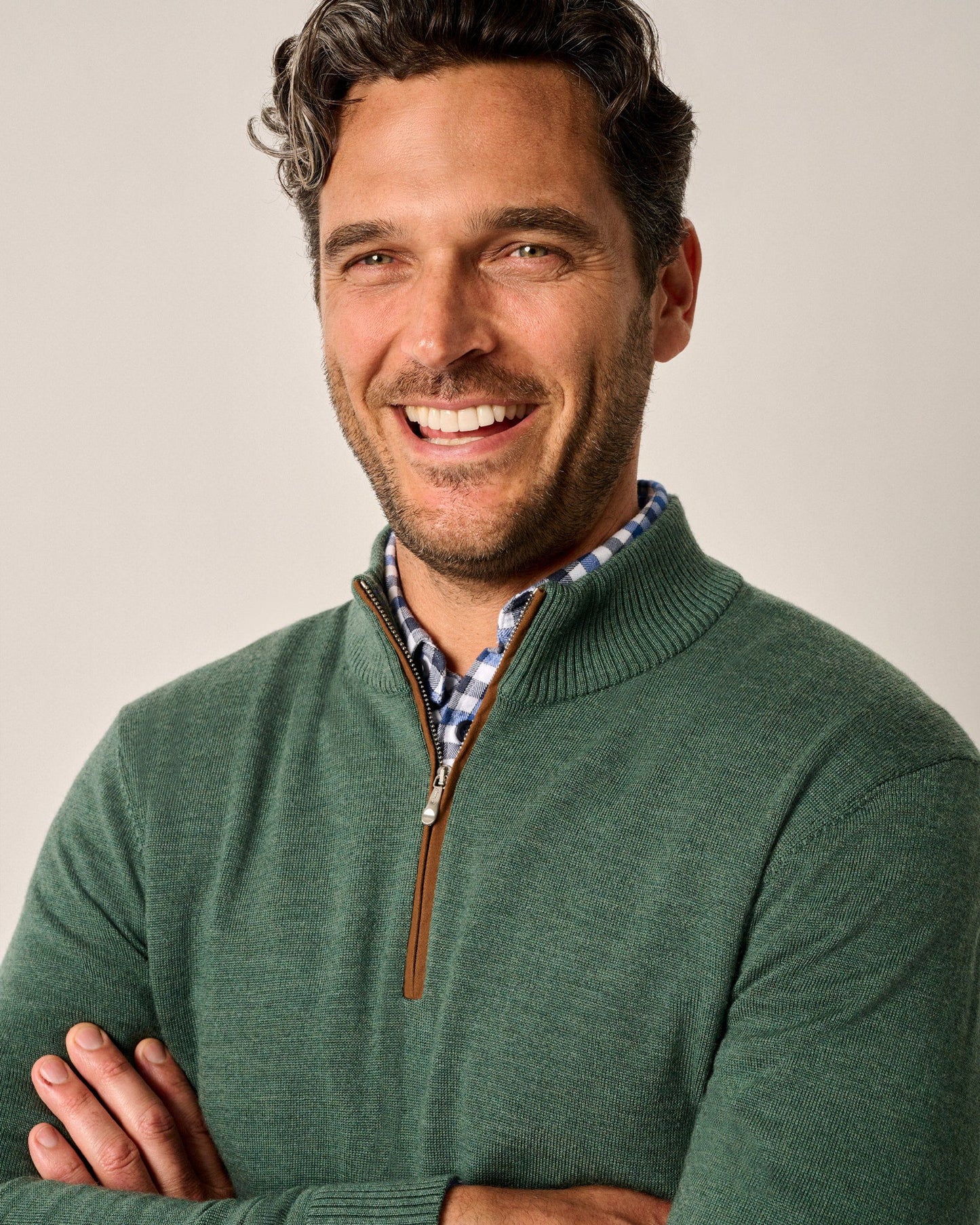 Johnnie-O Raynor Merino 1/4 Zip Sweater