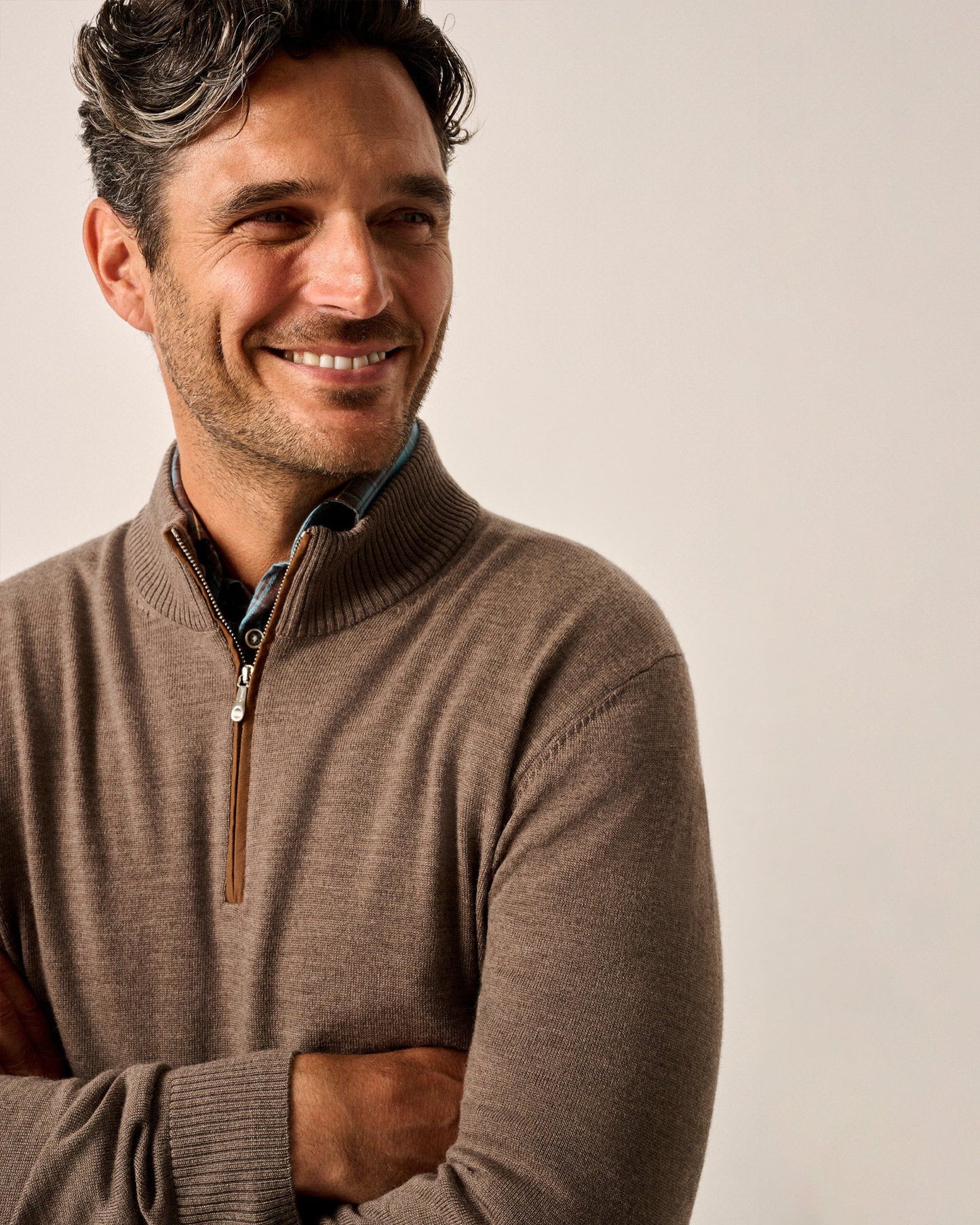 Johnnie-O Raynor Merino 1/4 Zip Sweater