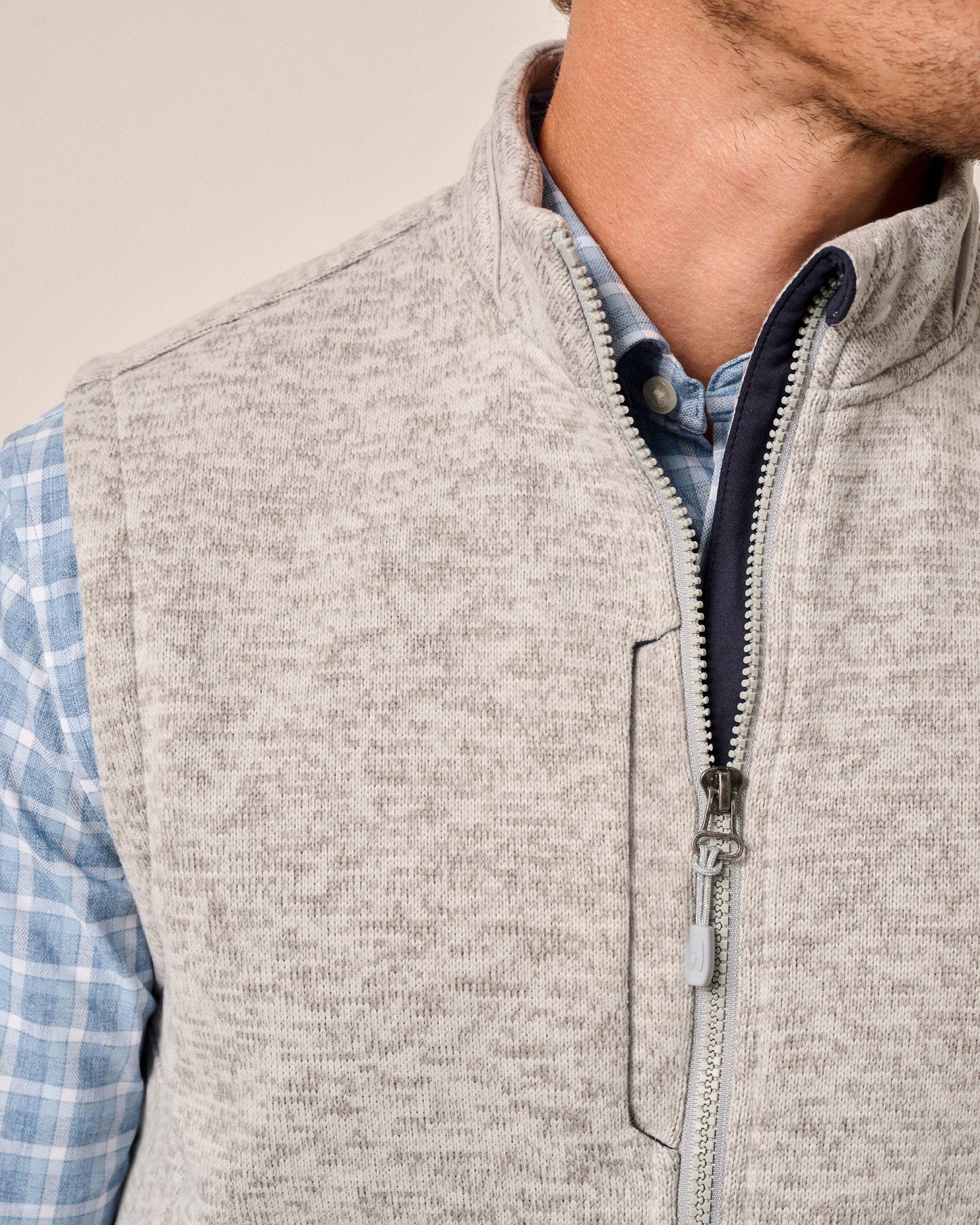 Johnnie-O Denalis Double-Zip Fleece Vest