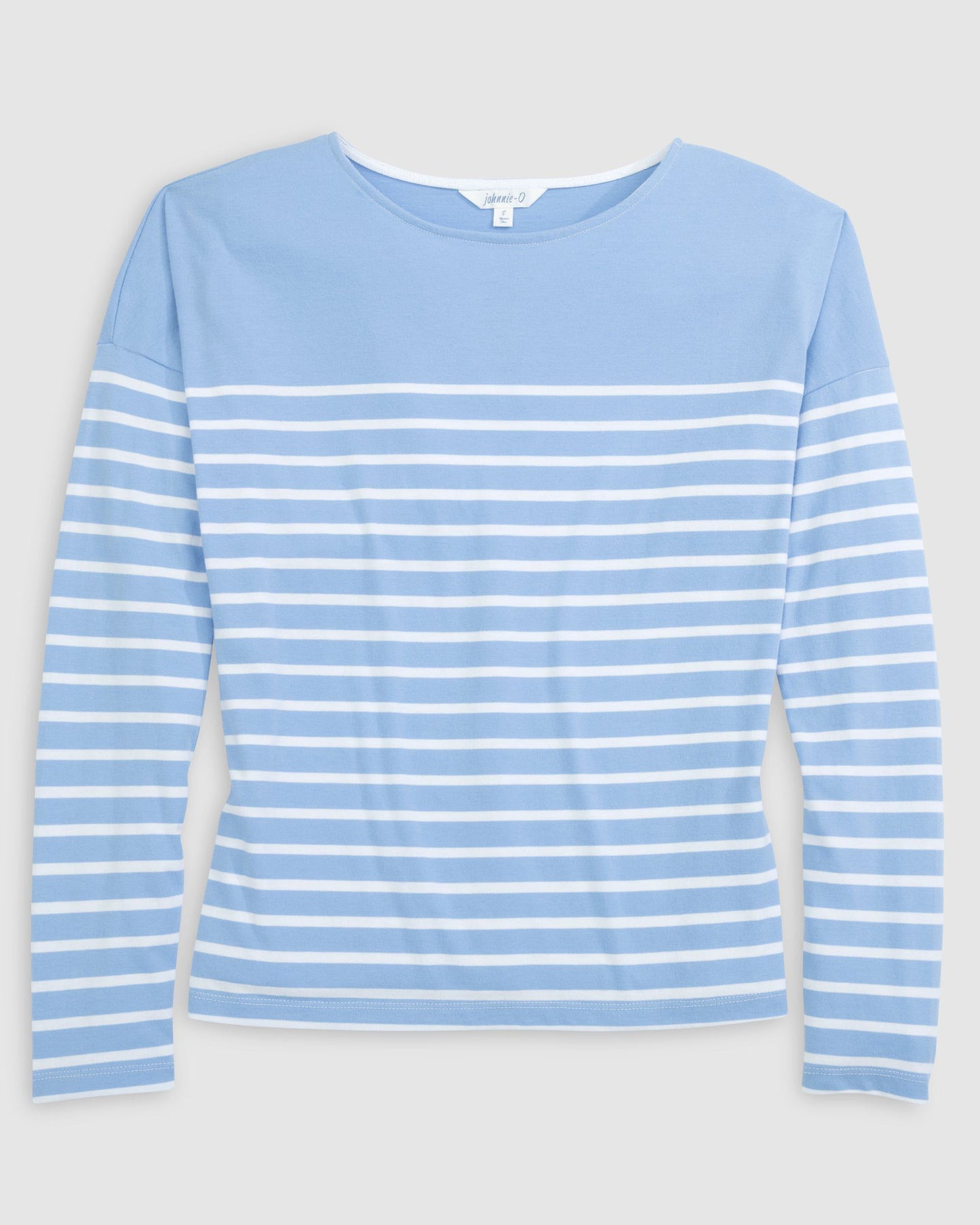 Johnnie-O Suki Striped Boatneck T-Shirt