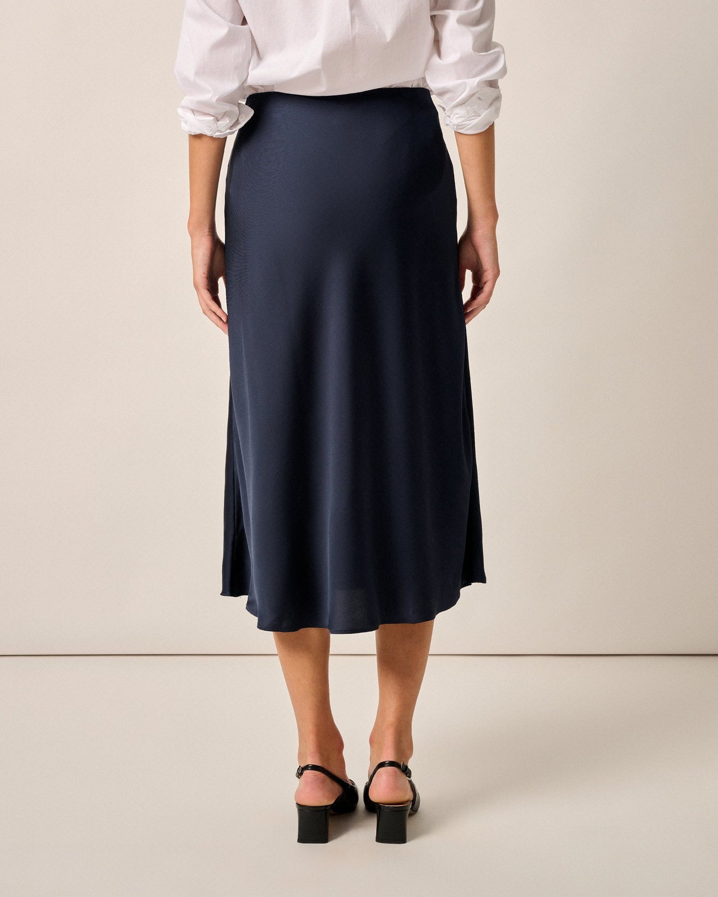 Johnnie-O Audrey Charmeuse Slip Skirt