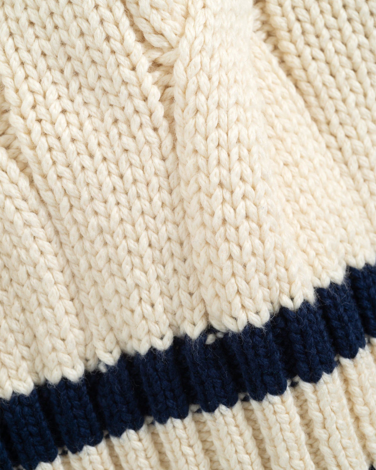 Johnnie-O Varsity Cable Knit Cotton Sweater