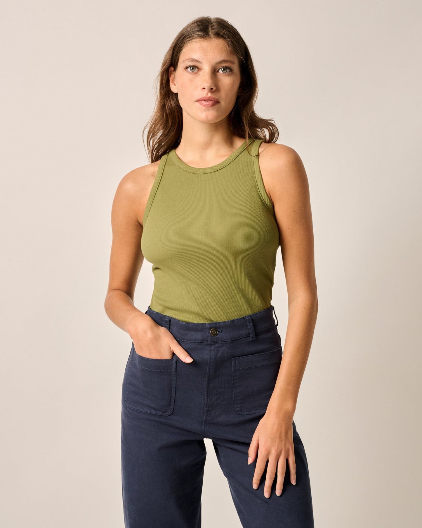 Johnnie-O Heritage Cotton Blend Tank Top