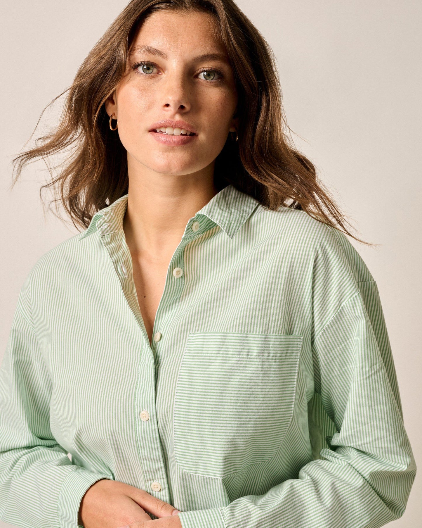 Johnnie-O Cotton Boyfriend Shirt