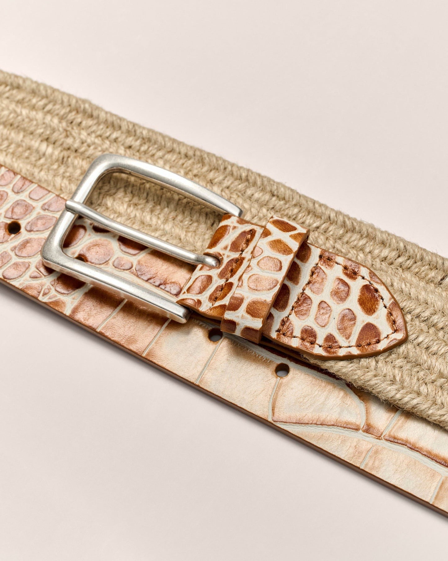 Johnnie-O Crocco Tip Italian Linen Belt