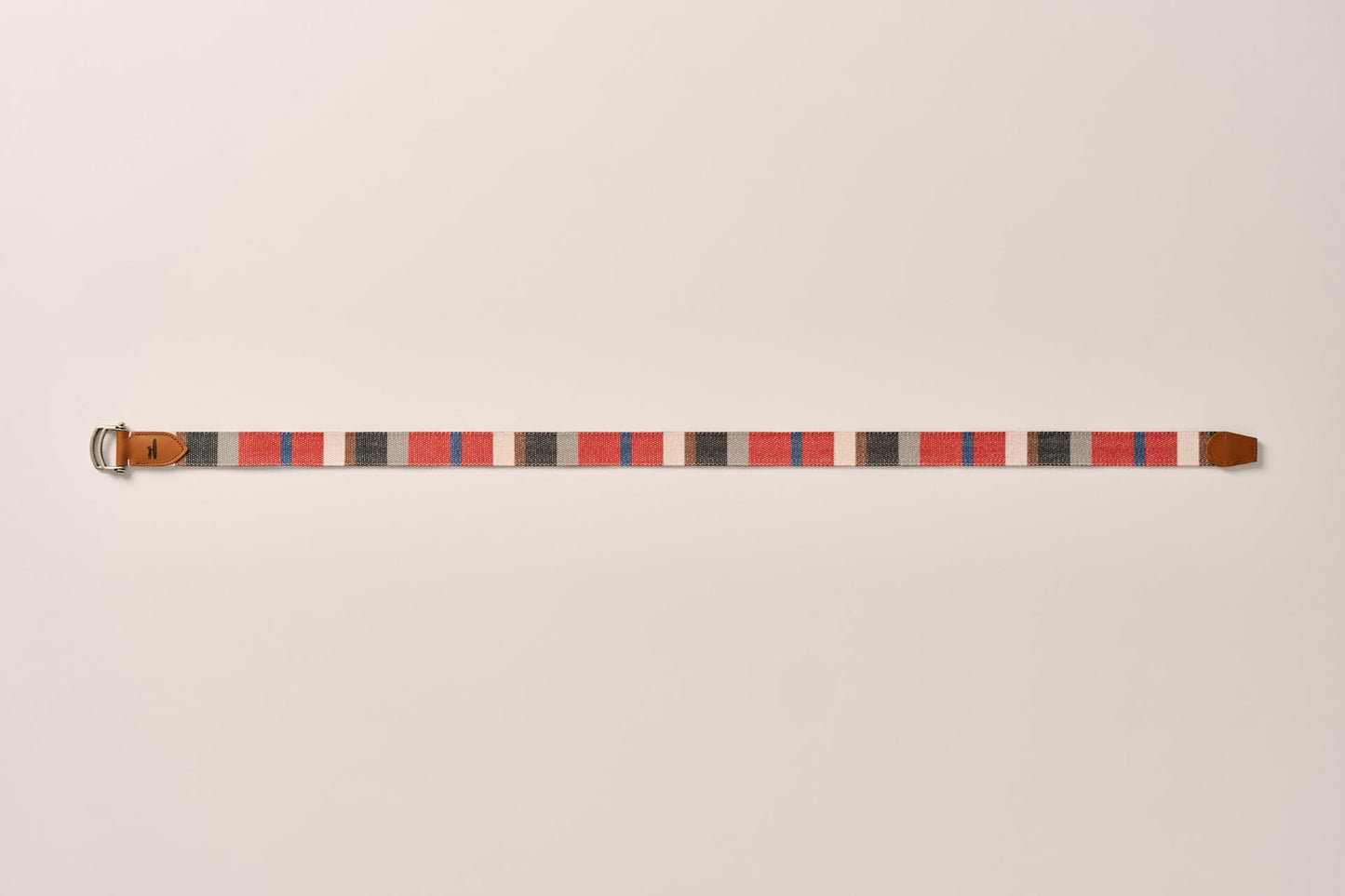 Johnnie-O Bowen D-Ring Canvas Striped Belt
