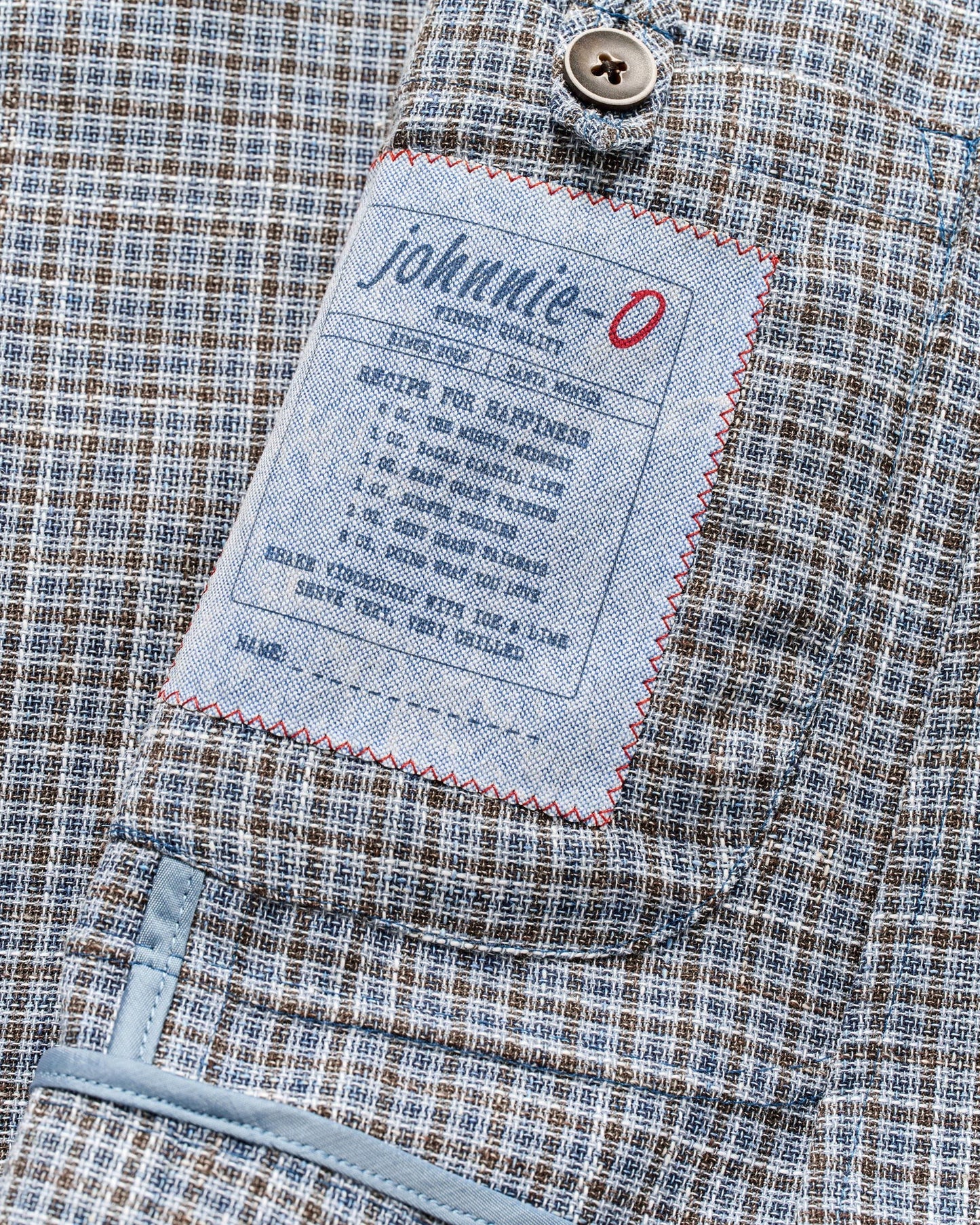 Johnnie-O Bowden Top Shelf Wool Cotton Sport Coat