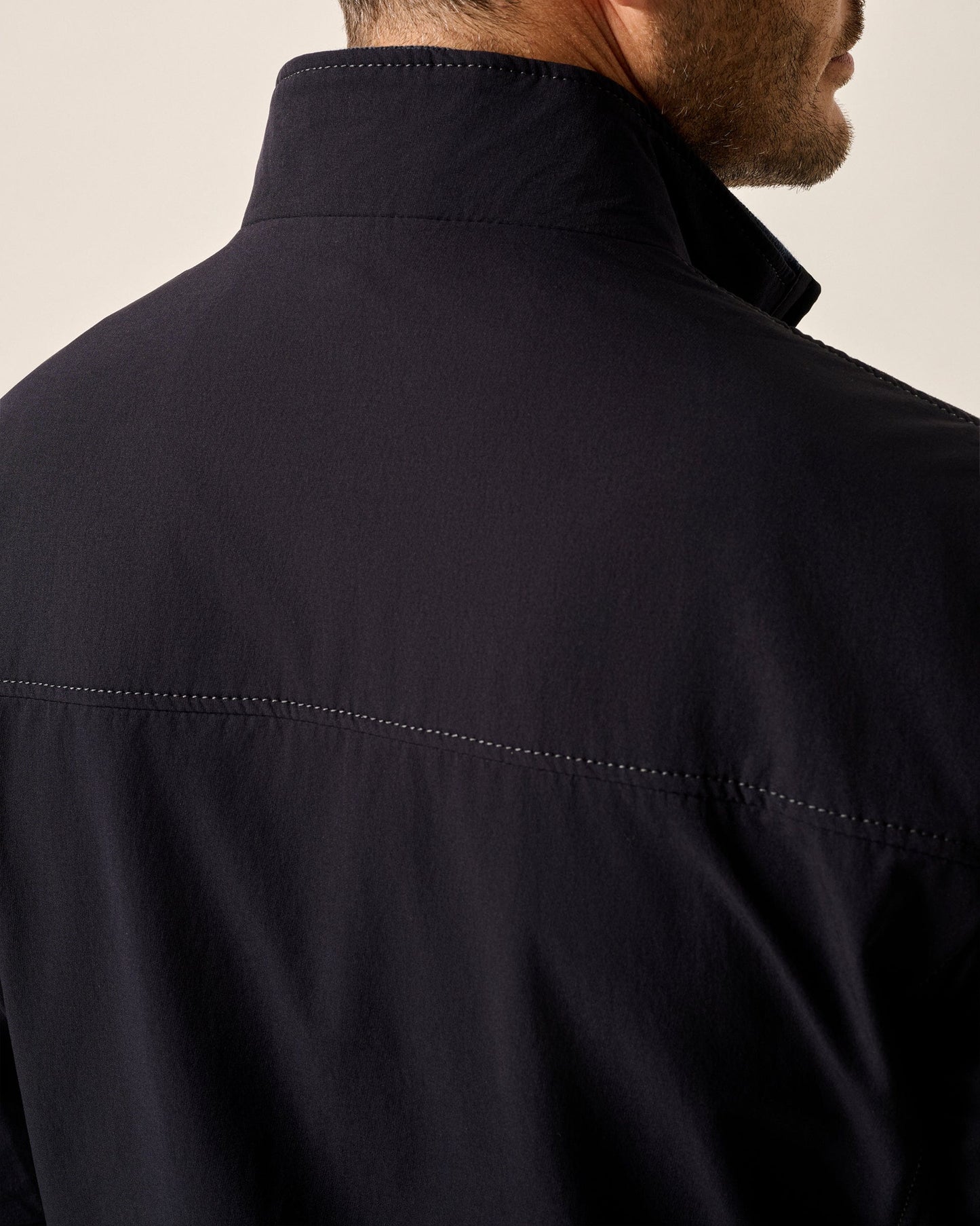 Johnnie-O Agnelli Suede Mixed Media Jacket
