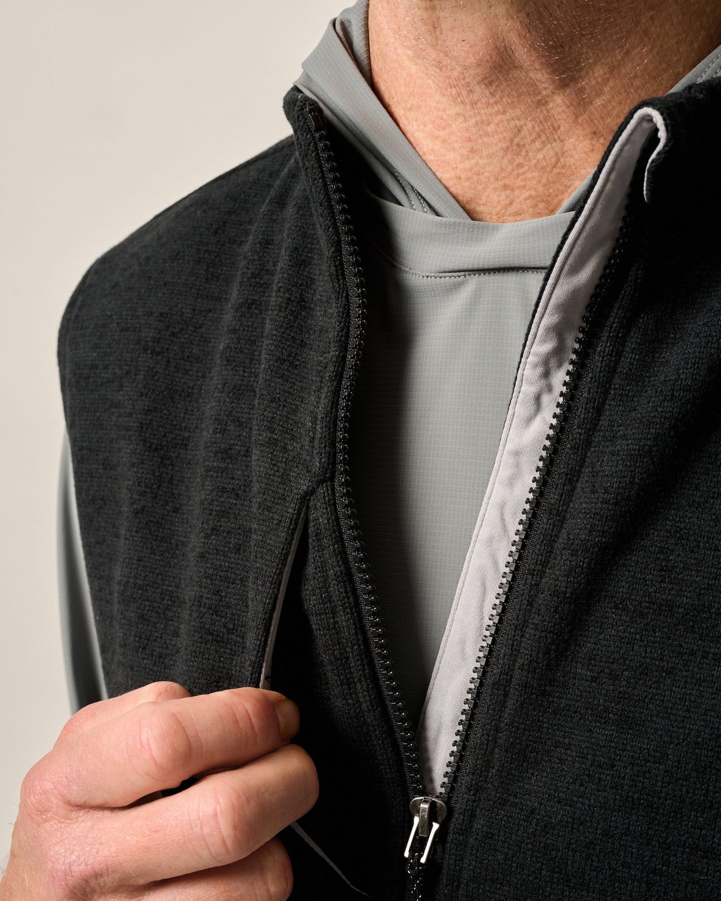 Johnnie-O Denalis Double-Zip Fleece Vest