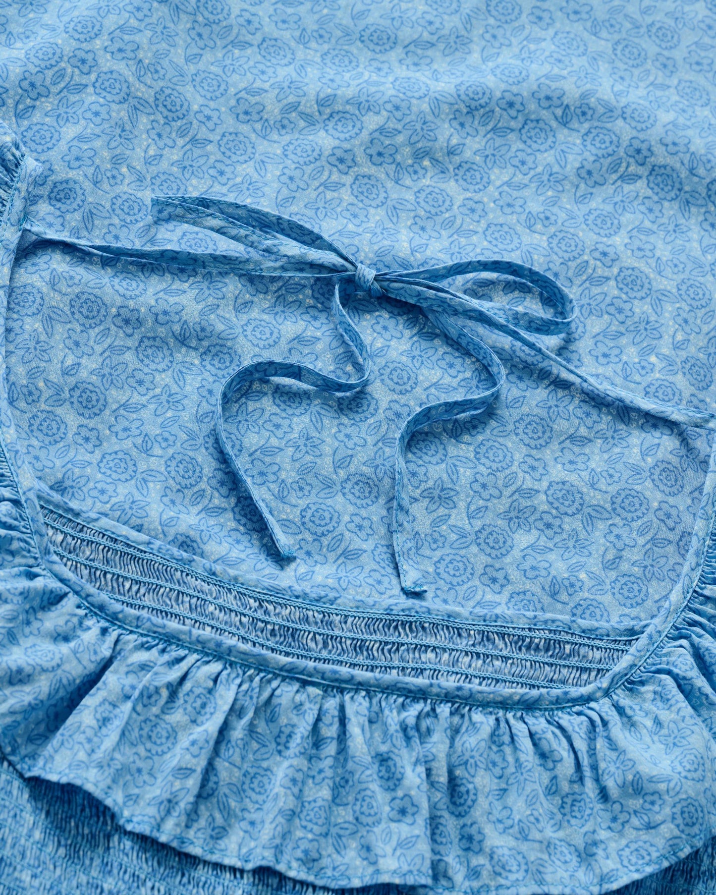 Johnnie-O Mira Smocked Midi Dress