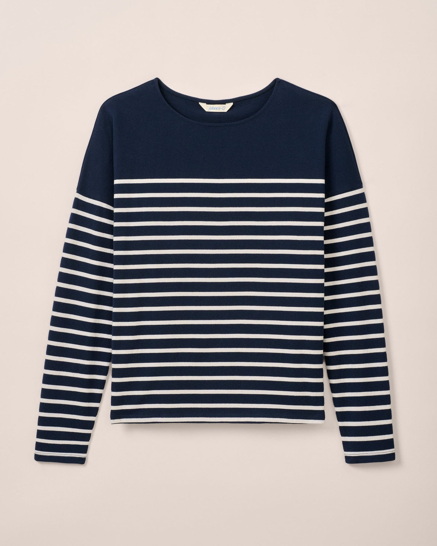 Johnnie-O Suki Striped Boatneck T-Shirt