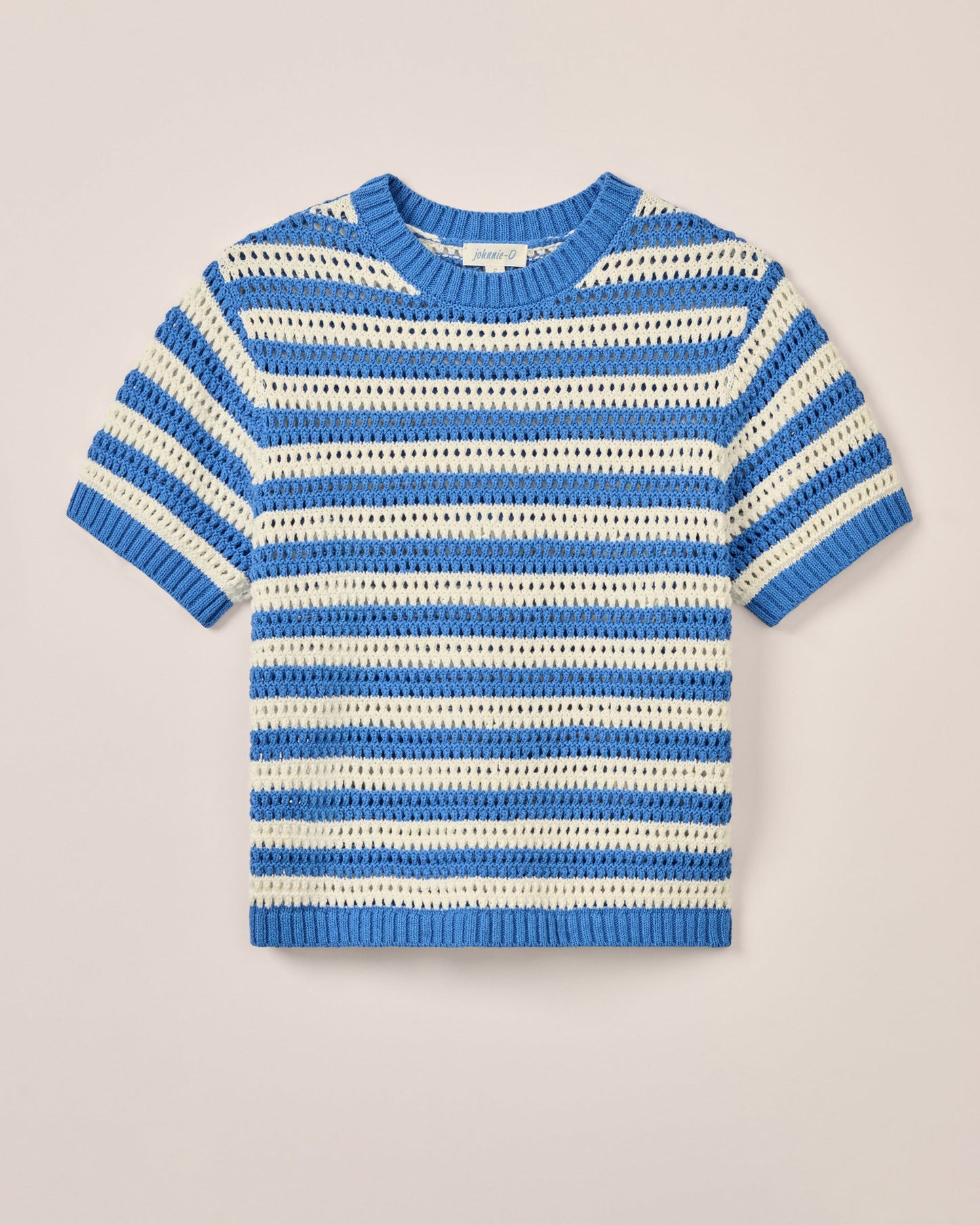 Johnnie-O Aubrey Short Sleeve Cotton Sweater