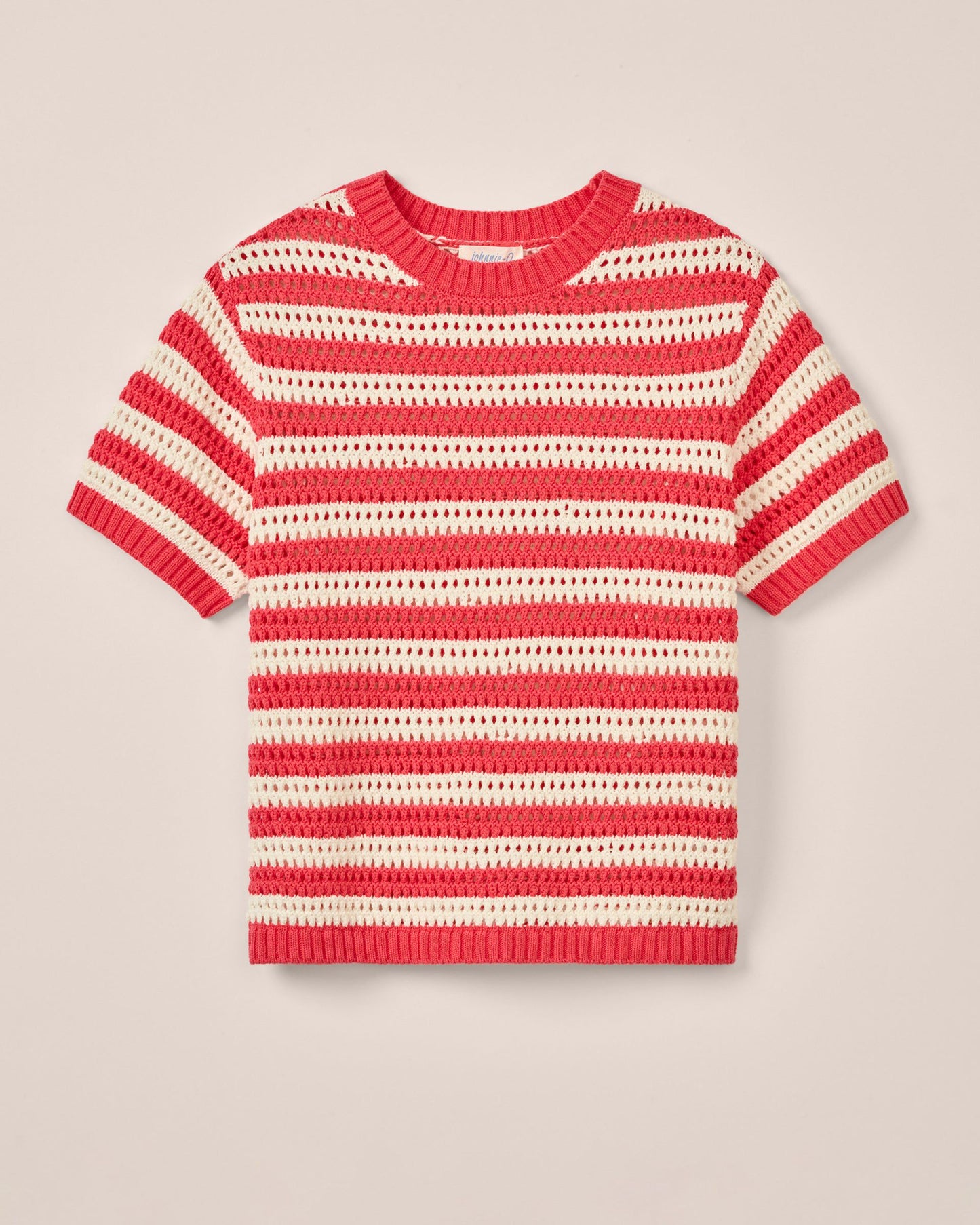 Johnnie-O Aubrey Short Sleeve Cotton Sweater