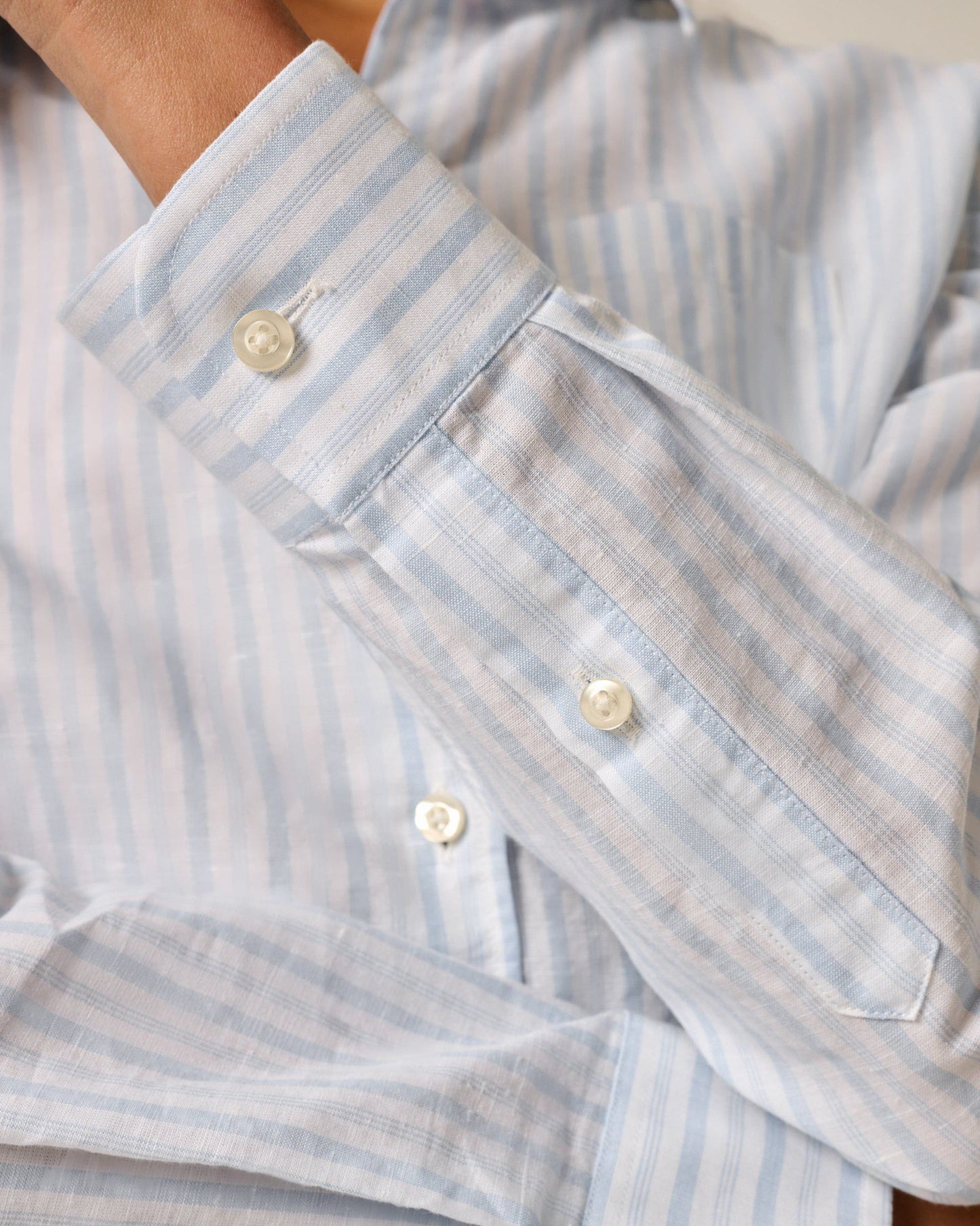 Johnnie-O Frieda Cotton Linen Button Down Shirt