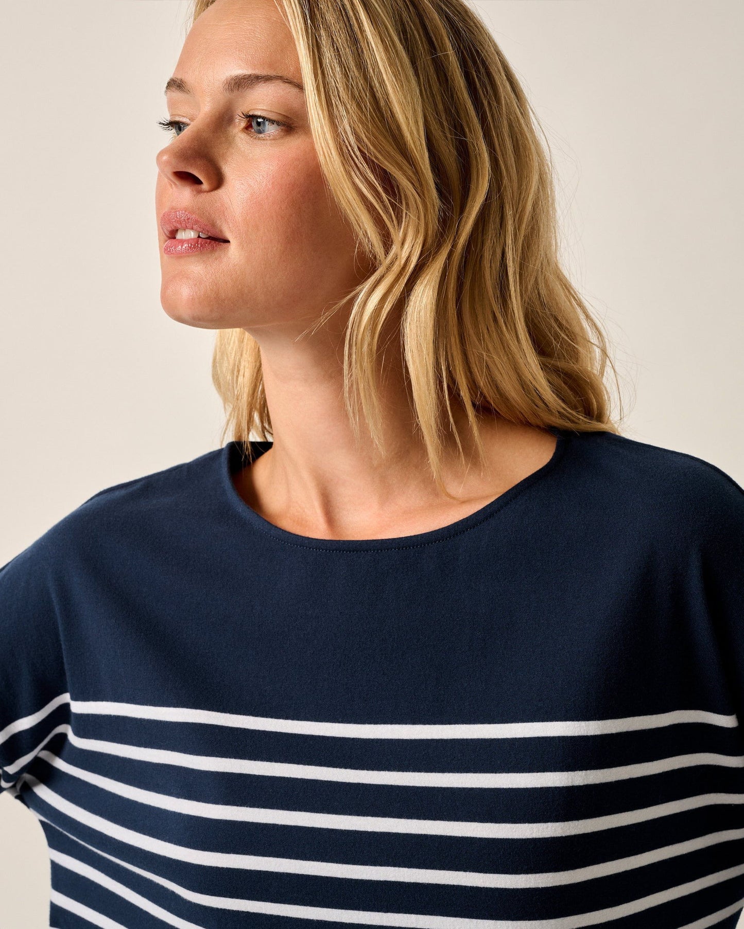 Johnnie-O Suki Striped Boatneck T-Shirt