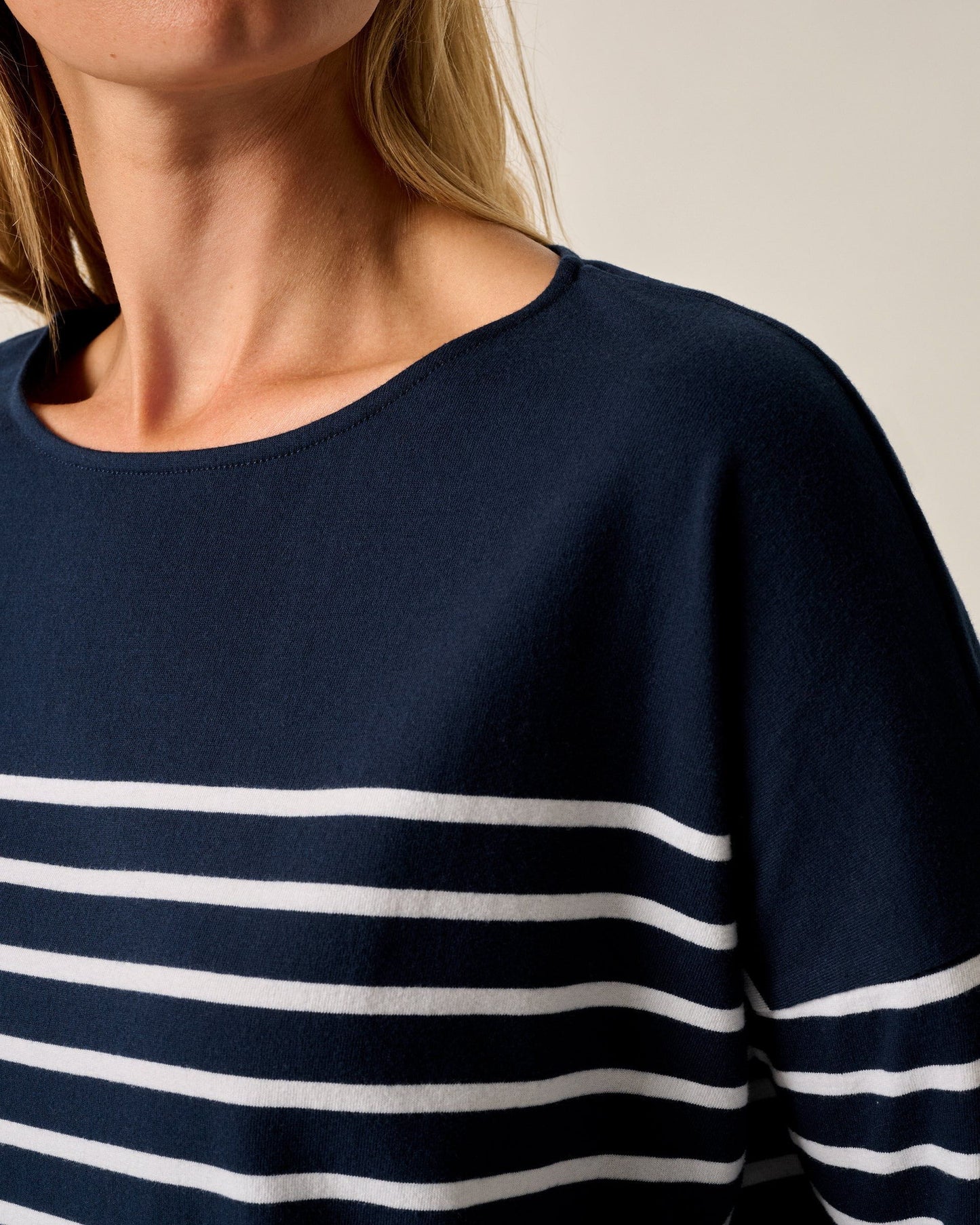 Johnnie-O Suki Striped Boatneck T-Shirt
