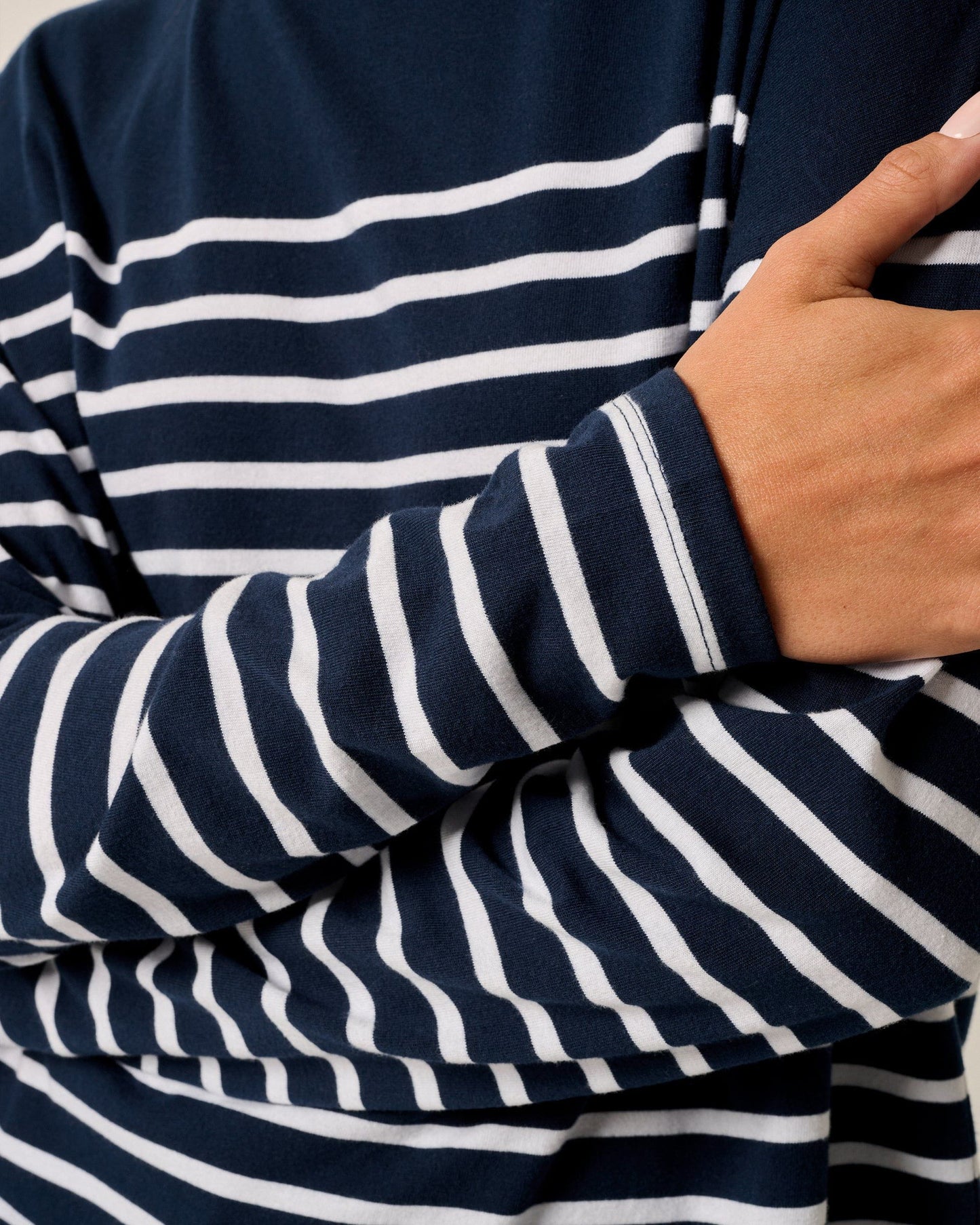 Johnnie-O Suki Striped Boatneck T-Shirt