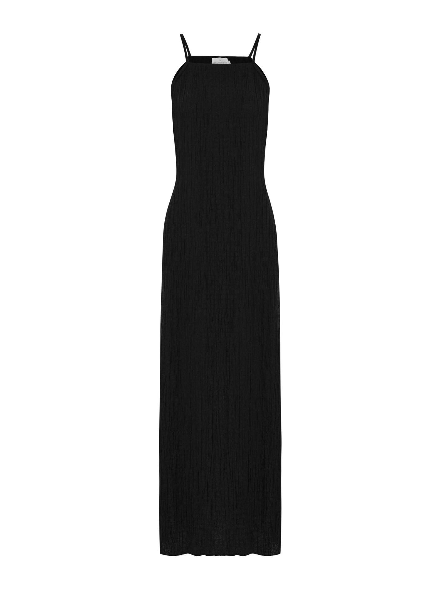 The Handloom Siesta Dress Black