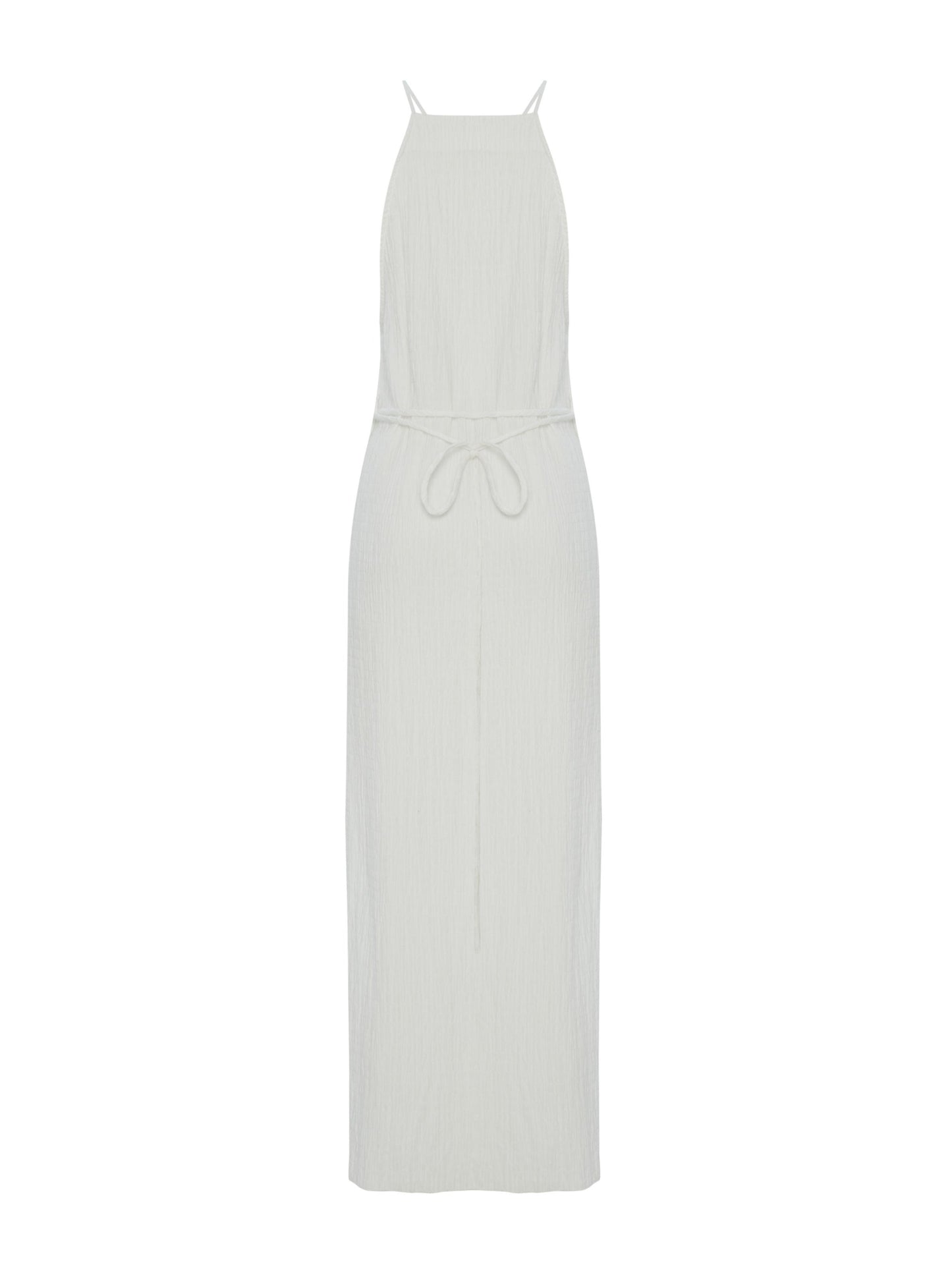 The Handloom Siesta Dress White