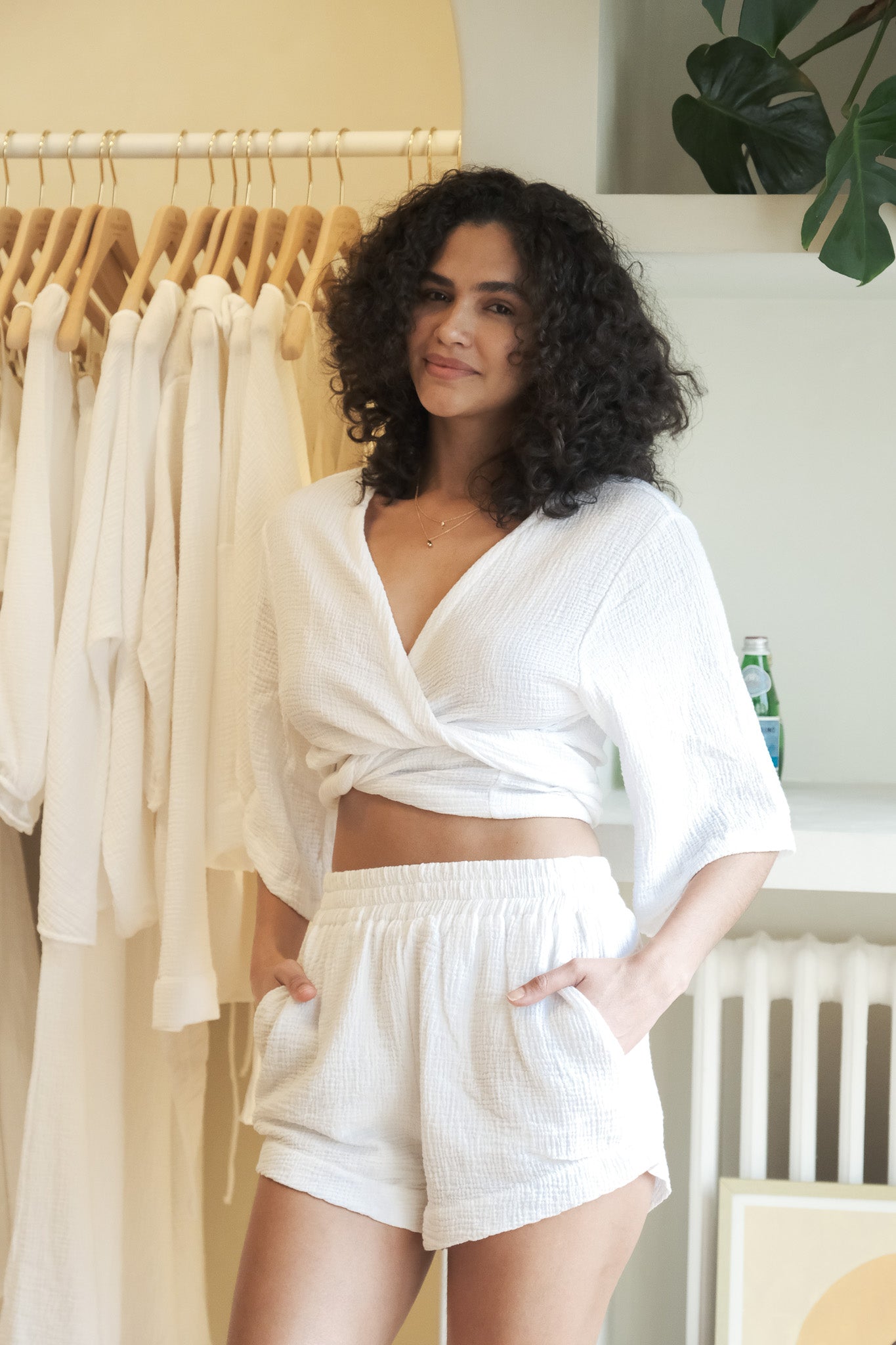 The Handloom Echo Boy Short White