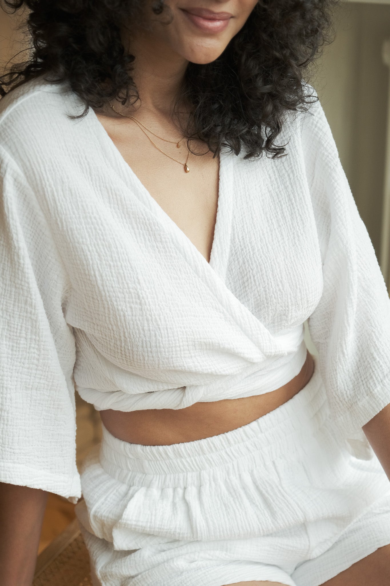 The Handloom Echo Boy Short White