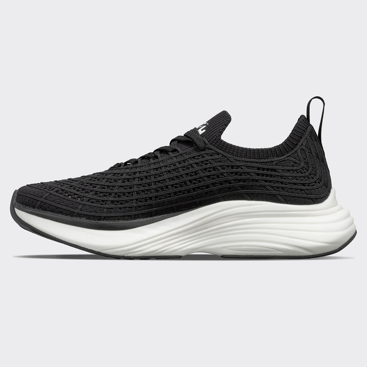 APL Men’s TechLoom Zipline Performance Running Shoes, Black / White