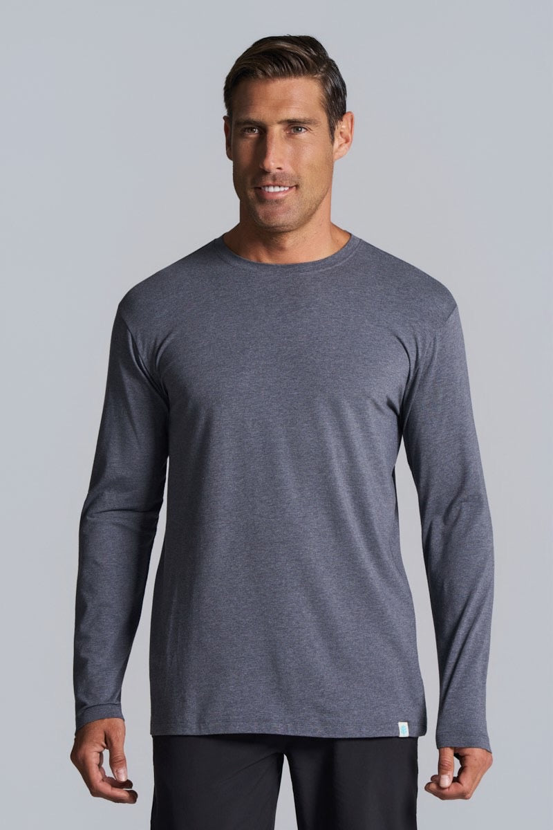 Morada | Men's Everyday Long Sleeve T-Shirt | Charcoal