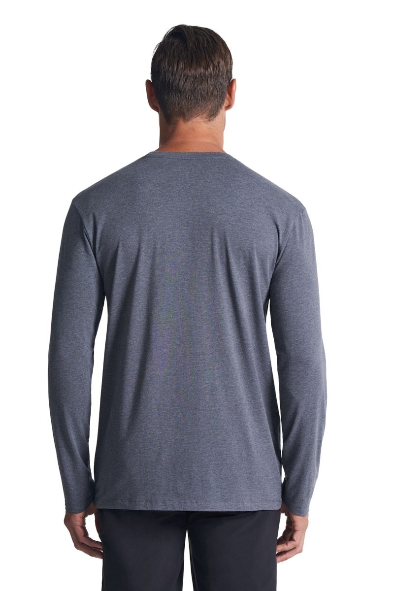 Morada | Men's Everyday Long Sleeve T-Shirt | Charcoal