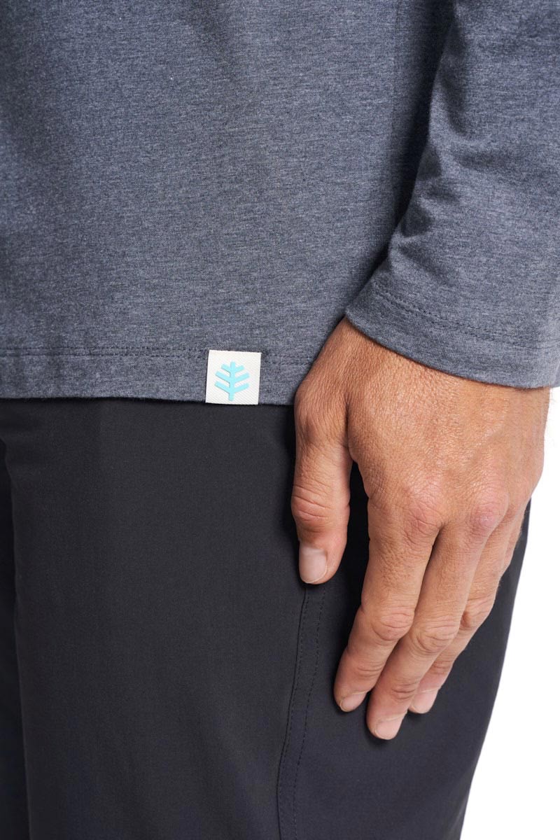 Morada | Men's Everyday Long Sleeve T-Shirt | Charcoal