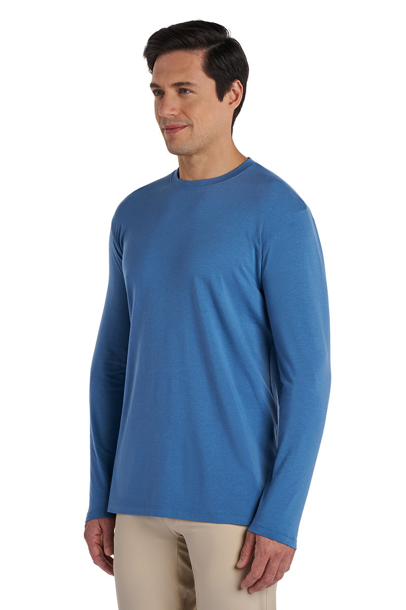 Morada | Men's Everyday Long Sleeve T-Shirt | Blue Dusk