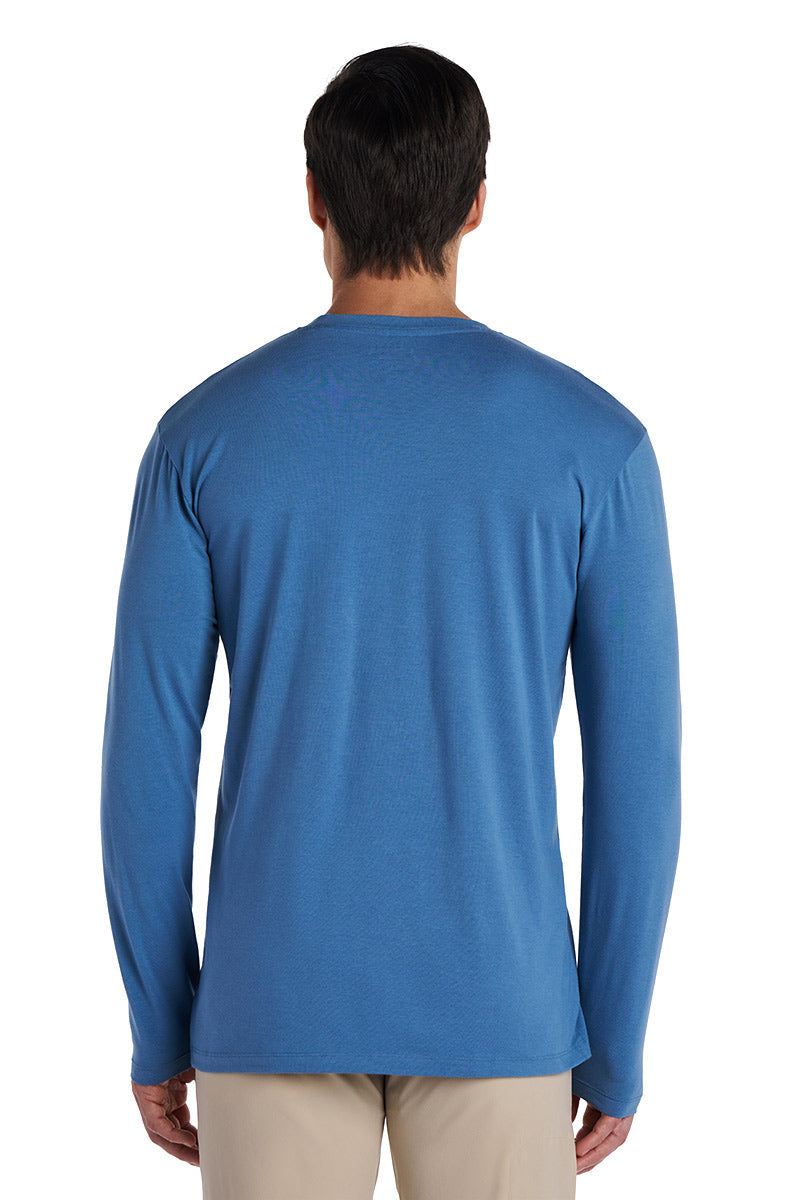 Morada | Men's Everyday Long Sleeve T-Shirt | Blue Dusk