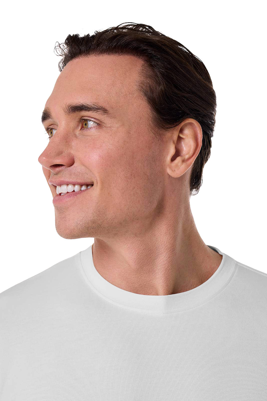 Coolibar Men's Morada Everyday Long Sleeve T-Shirt, White