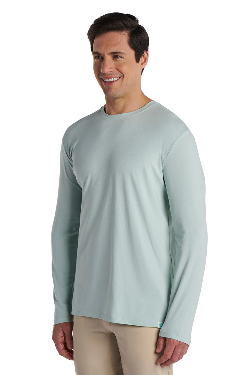 Morada | Men's Everyday Long Sleeve T-Shirt | Misty Aqua