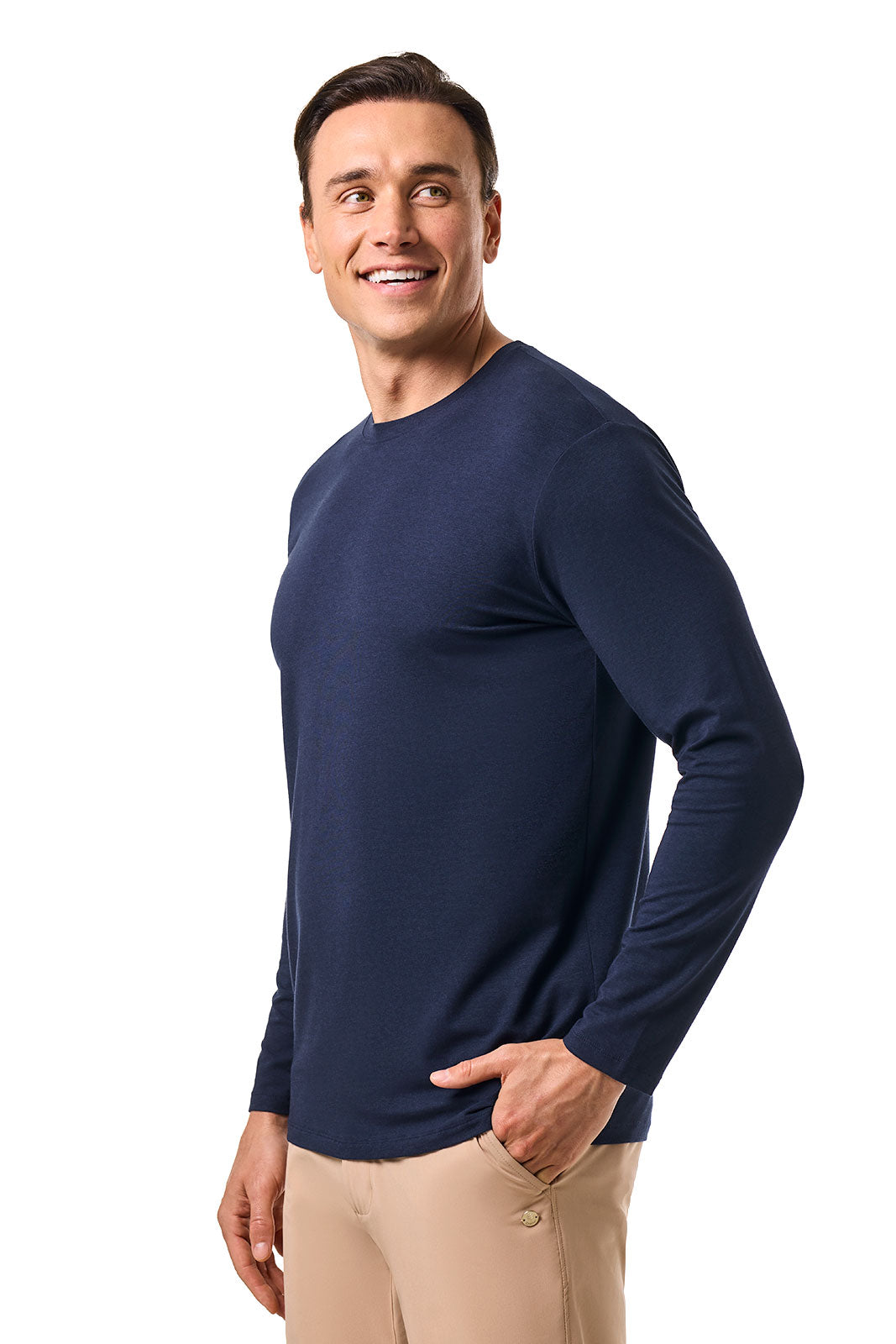 Morada | Men's Everyday Long Sleeve T-Shirt | Navy