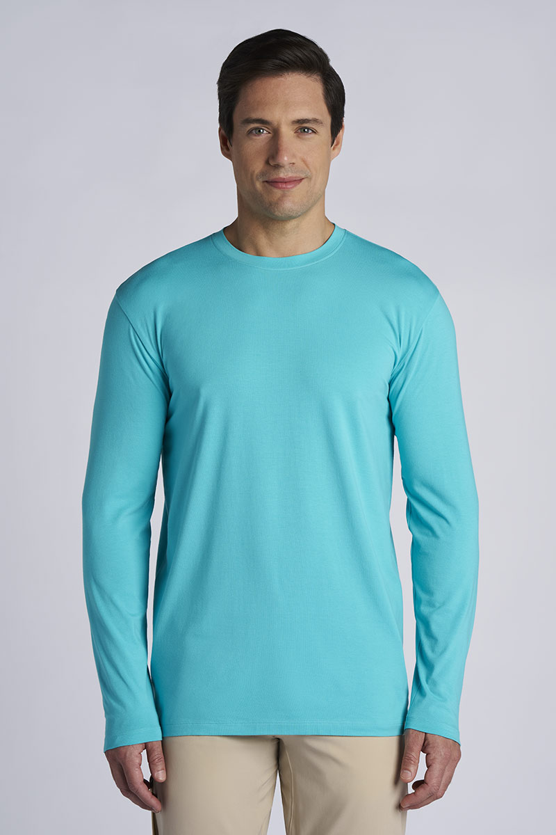 Morada | Men's Everyday Long Sleeve T-Shirt | Coolibar Blue